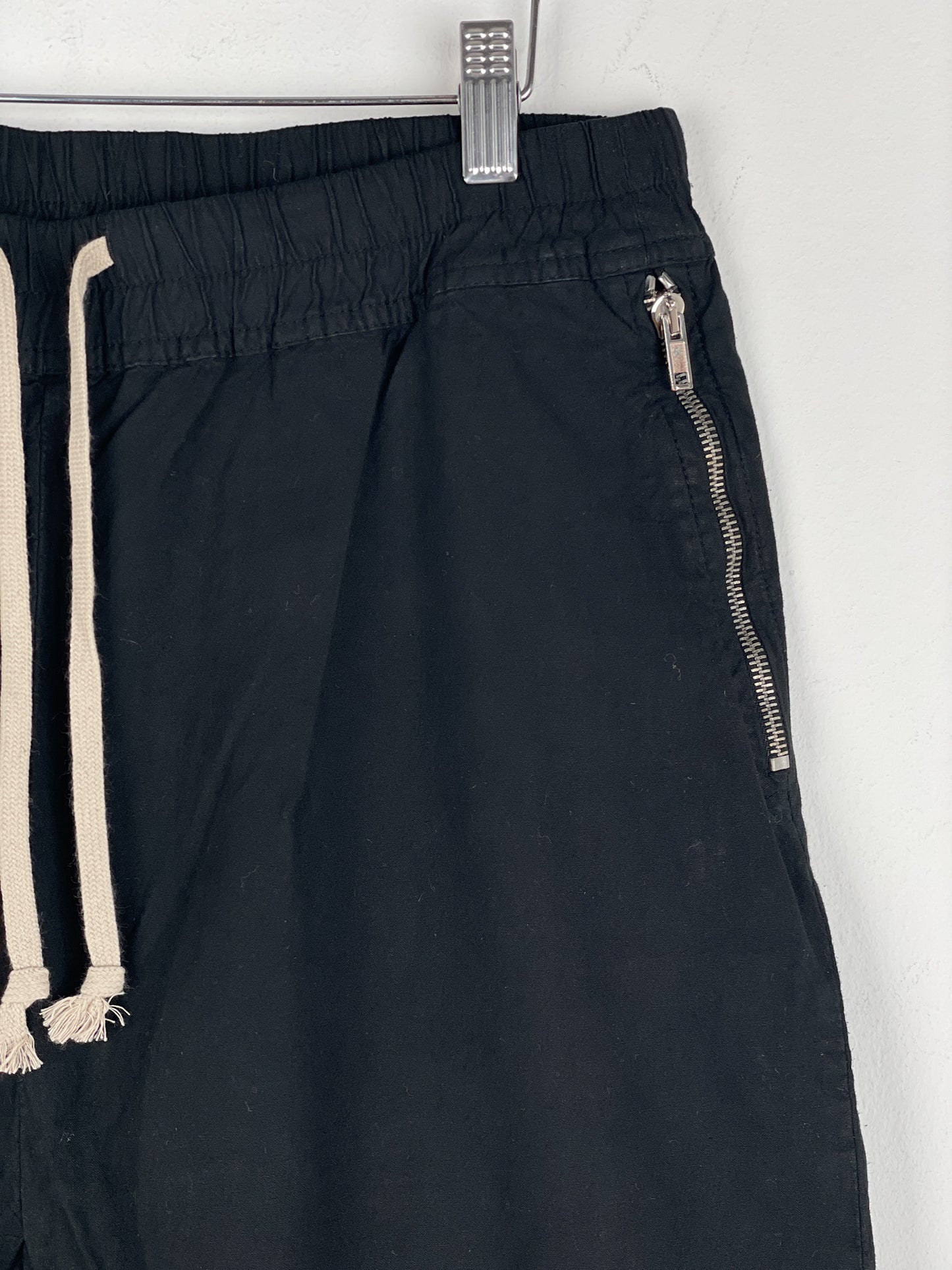 Rick Owens Zipper-Pocket Felpa Dropcrotch Sweatpants
