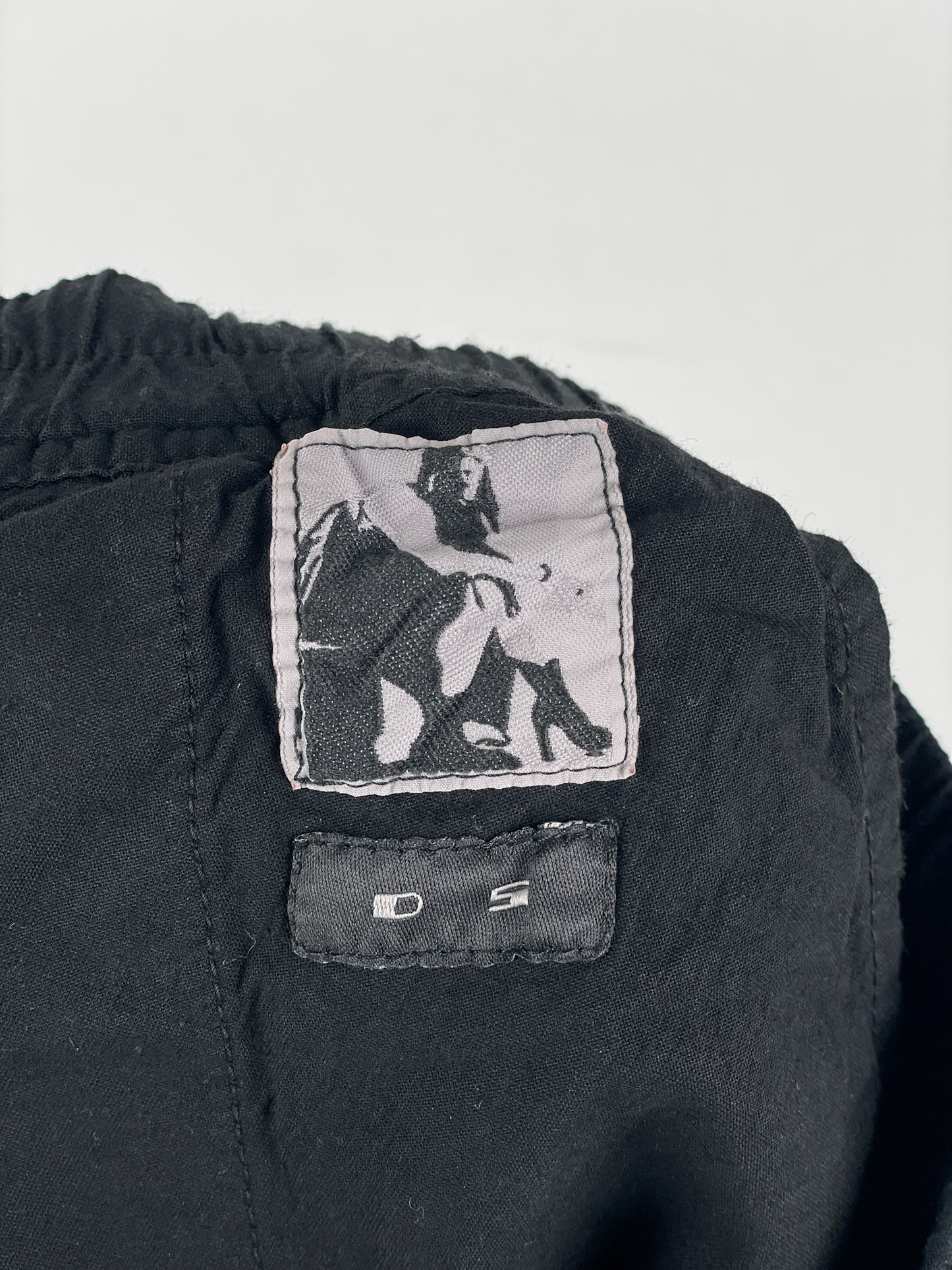 Rick Owens Zipper-Pocket Felpa Dropcrotch Sweatpants