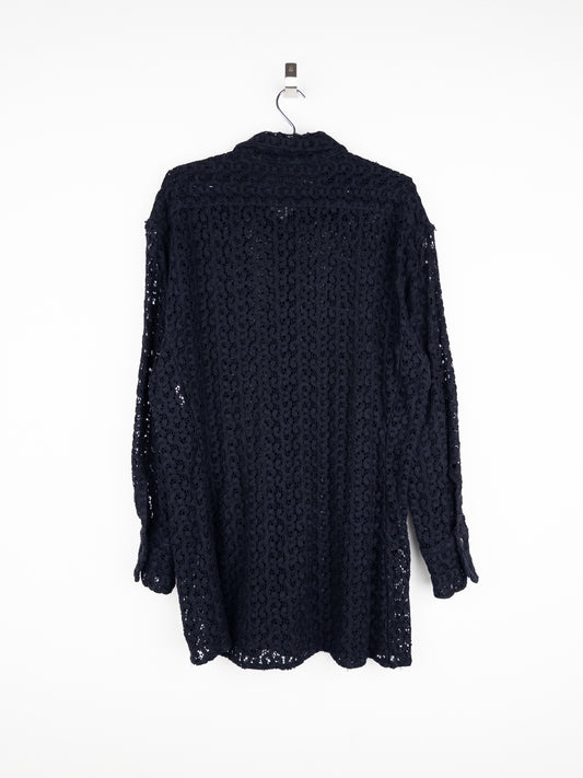 Gucci by Tom Ford SS96 Lace Button-Up Shirt Dress