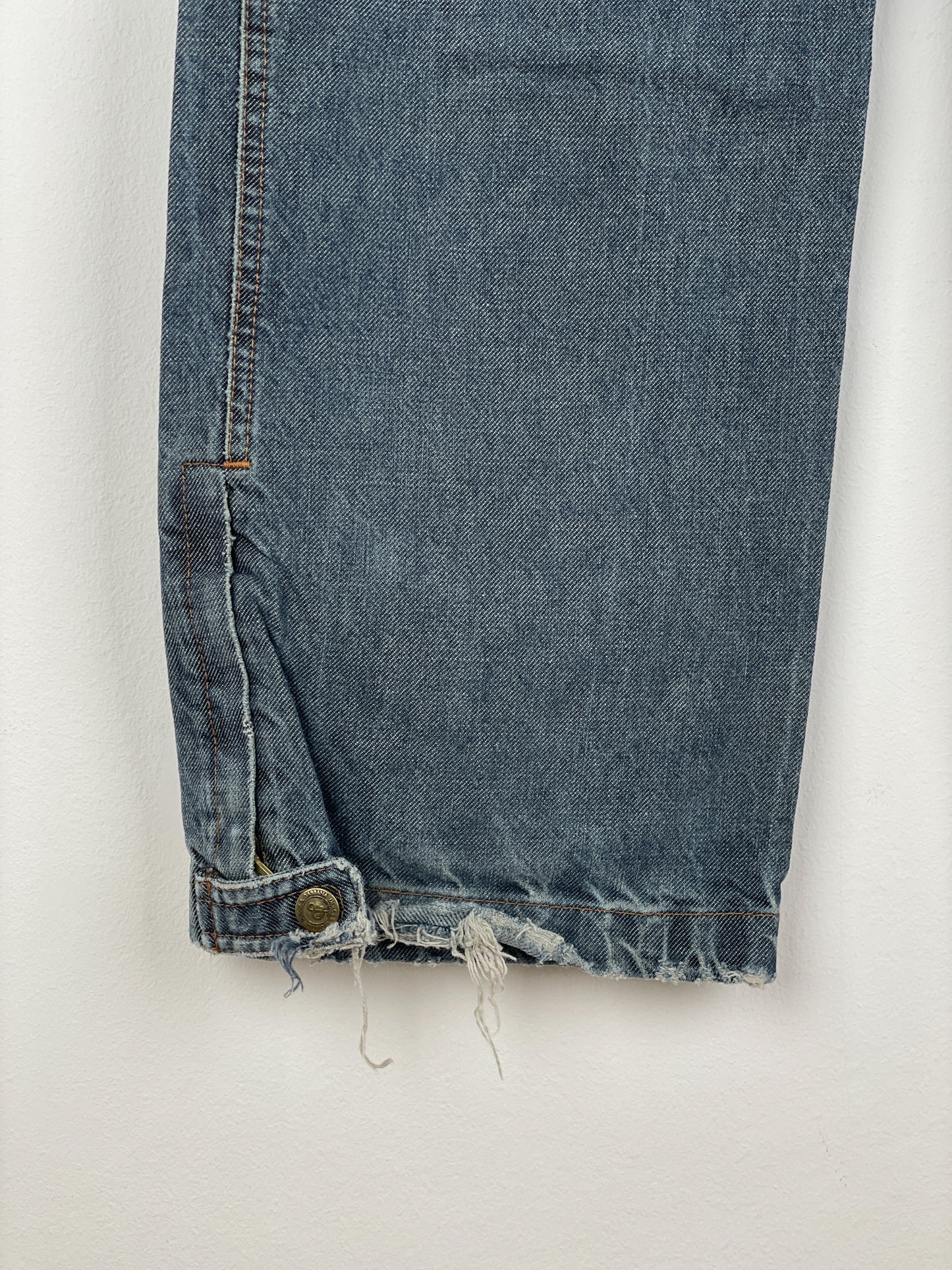 Dolce & Gabbana AW03 Double-Knee Denim Cargo Pants