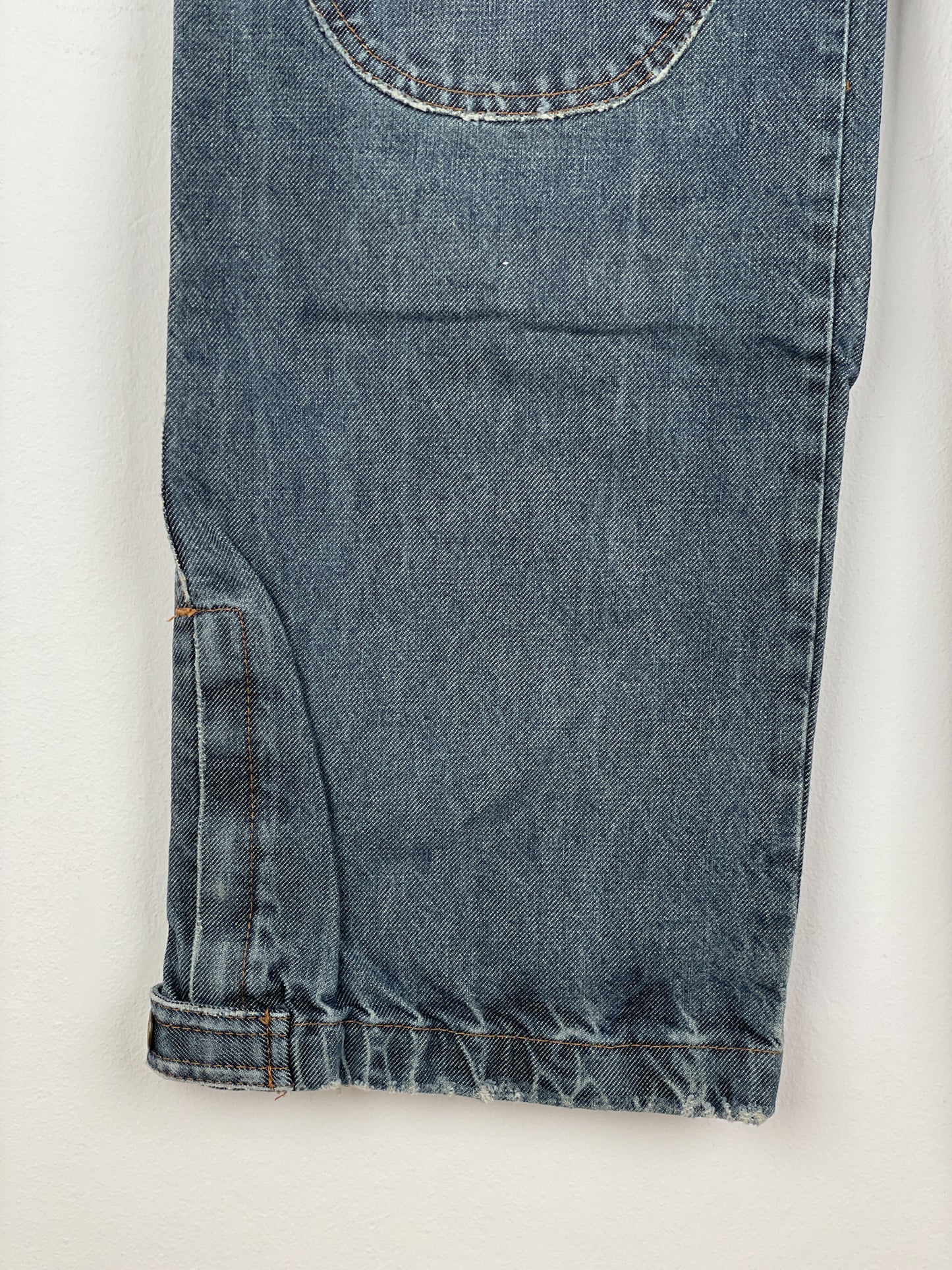 Dolce & Gabbana AW03 Double-Knee Denim Cargo Pants