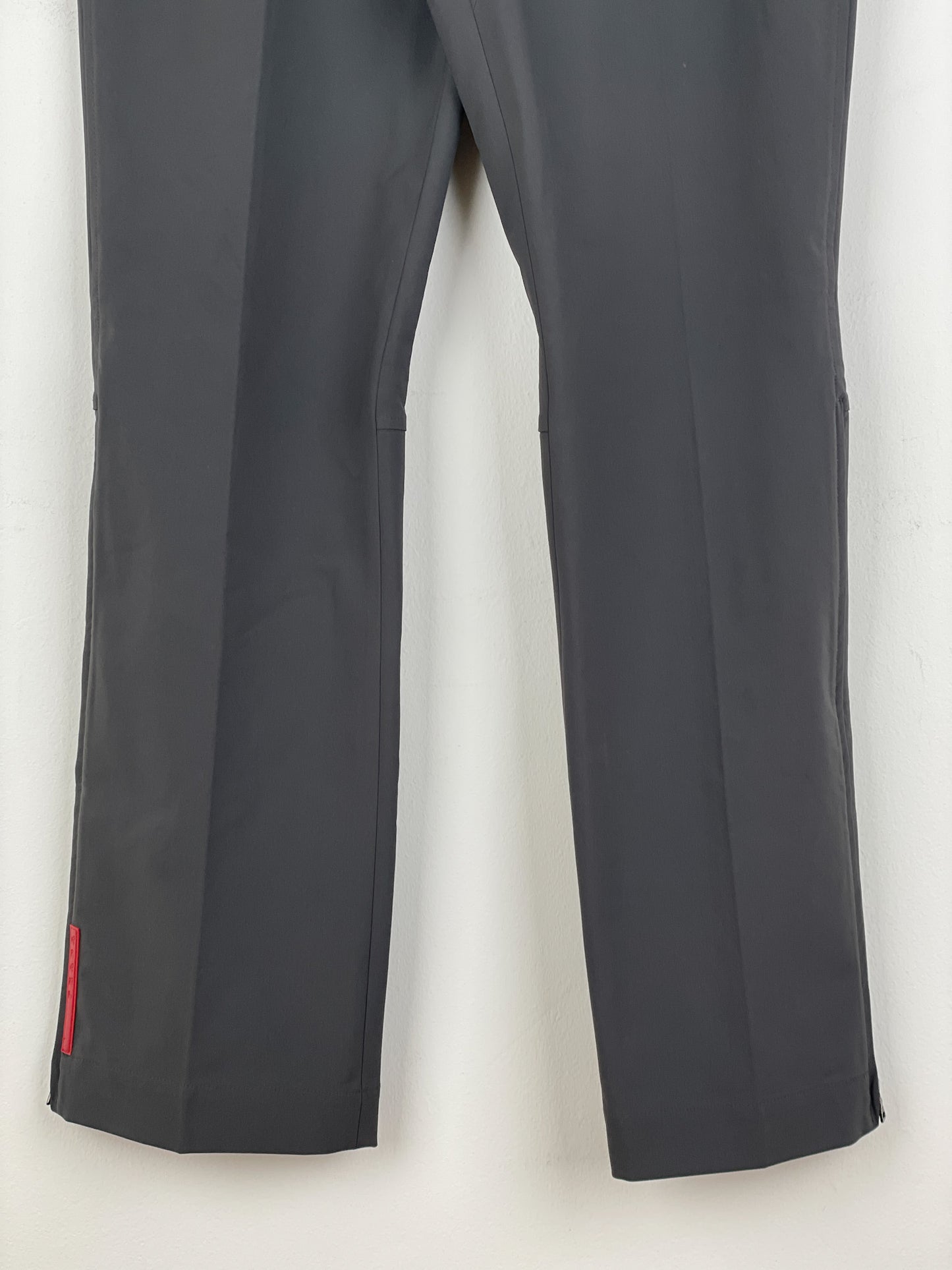 Prada 2000s Linea Rossa Red Tab Technical Pants