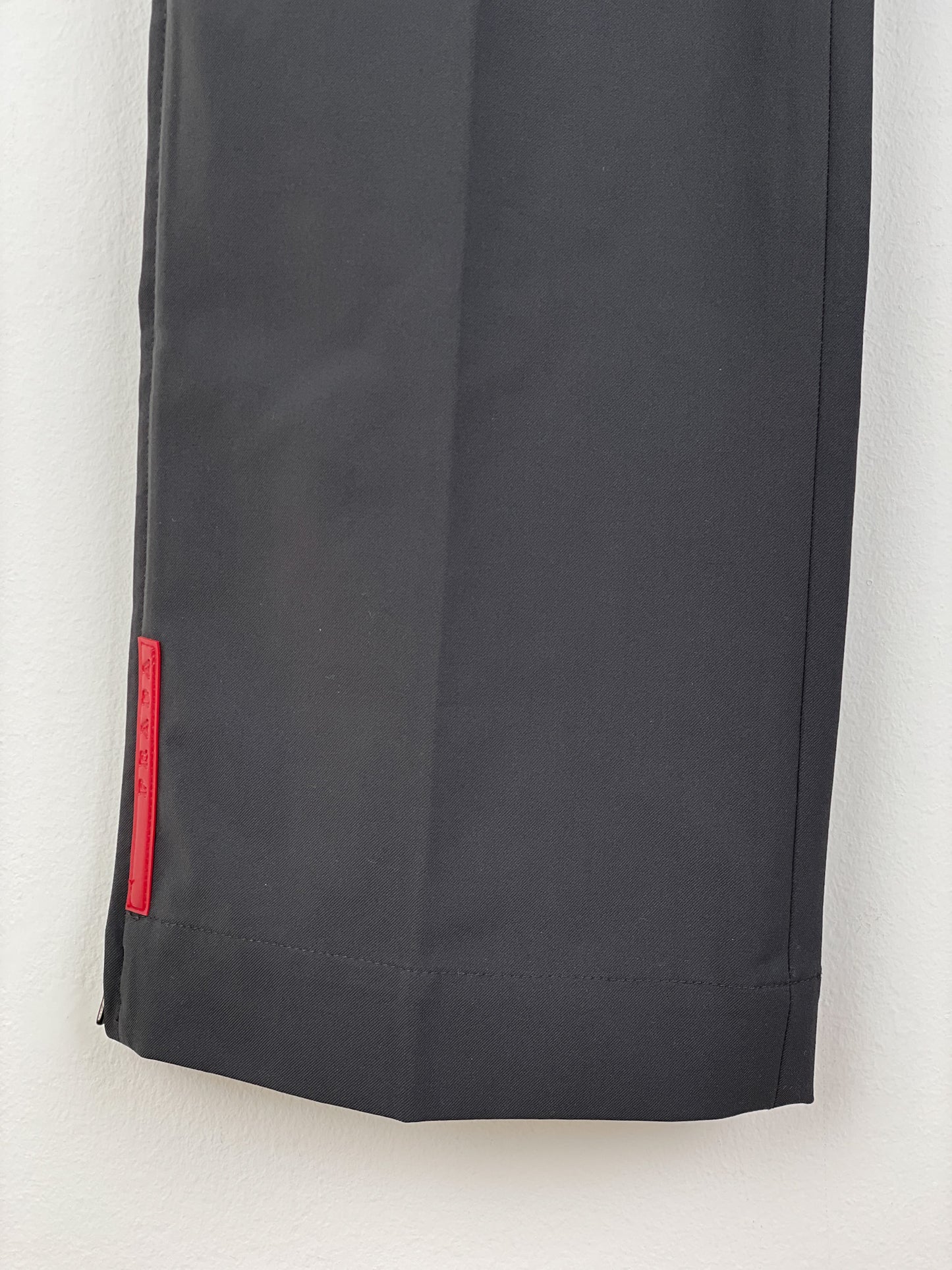 Prada 2000s Linea Rossa Red Tab Technical Pants