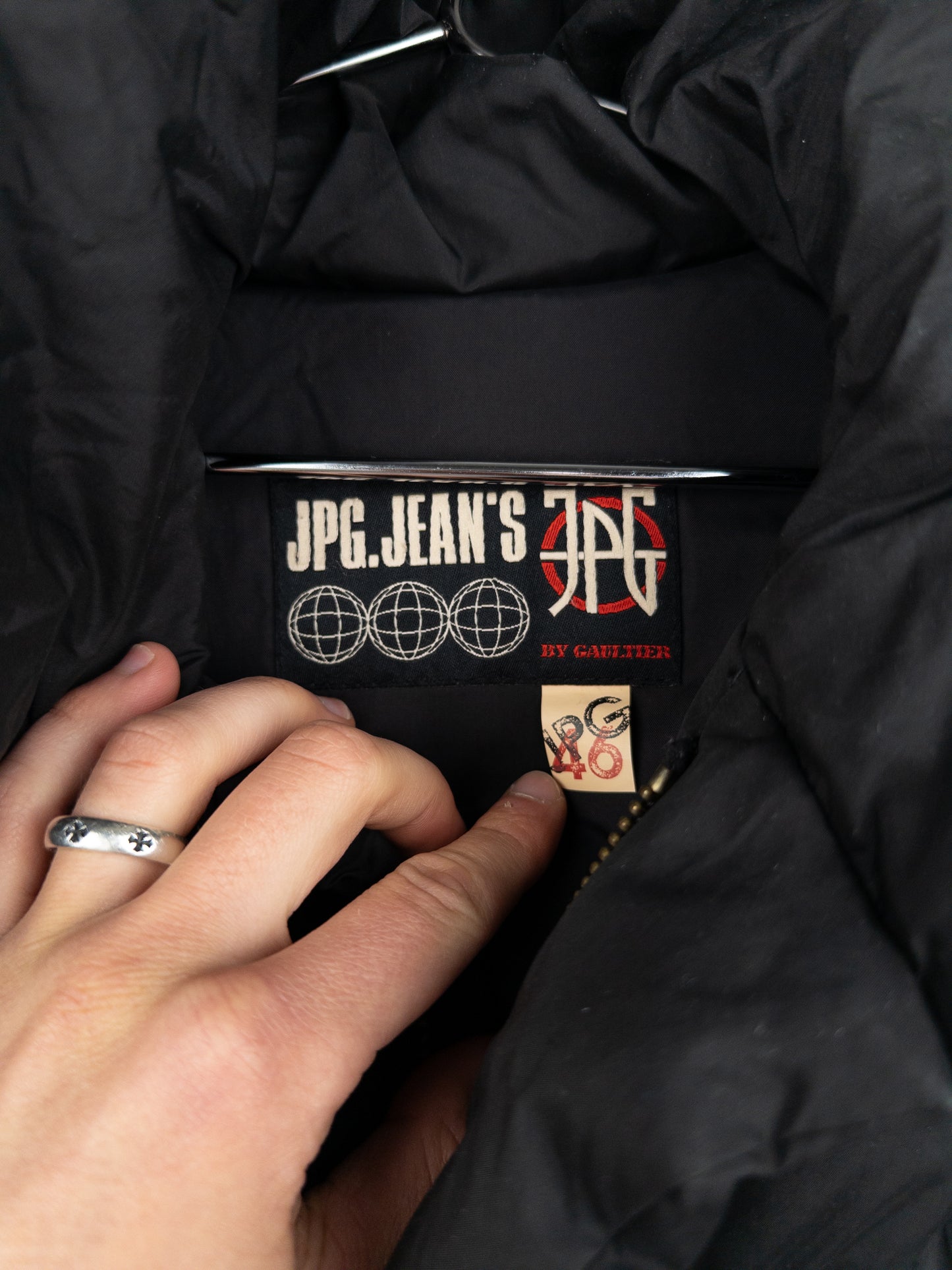Jean Paul Gaultier AW03 Bondage Strap Puffer Jacket