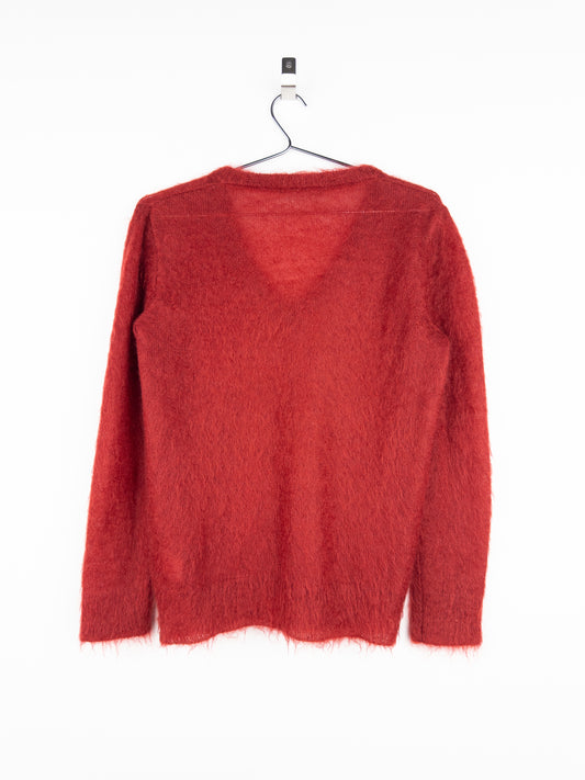 Gucci by Frida Giannini AW14 Fuzzy V-Neck Sweater