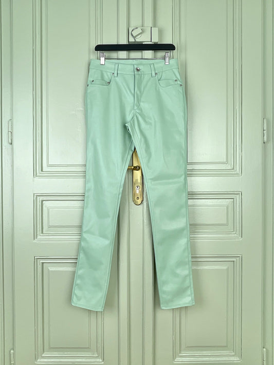 Rick Owens DRKSHDW AW20 Tyrone Cut Faux Leather Pants Bacteria