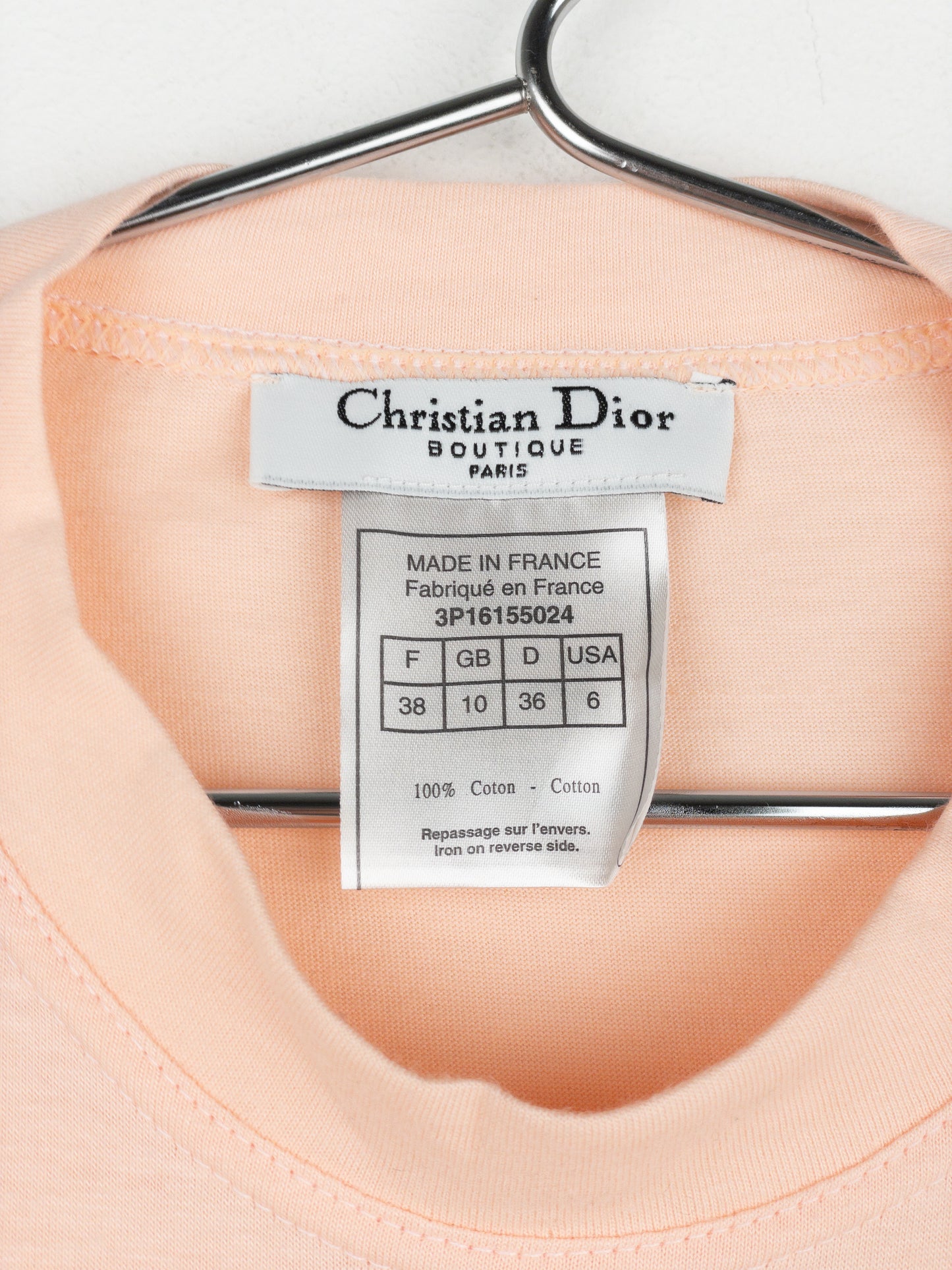 Dior by Galliano SS03 ‘Dior’ Denim Print T-Shirt