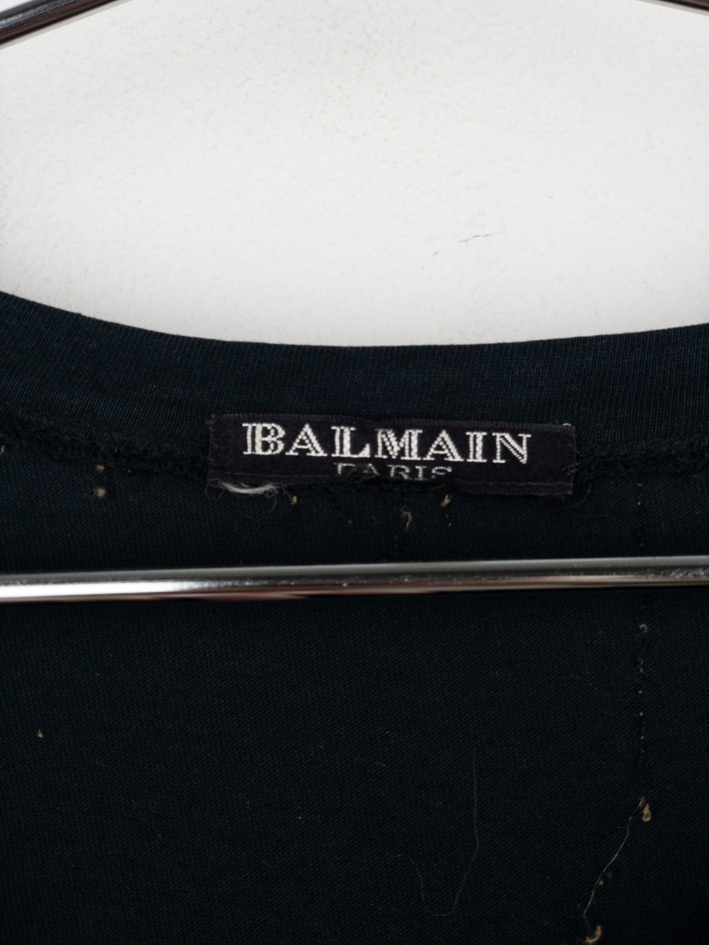 Balmain by Decarnin AW10 Distressed Sequin Longsleeve Shirt