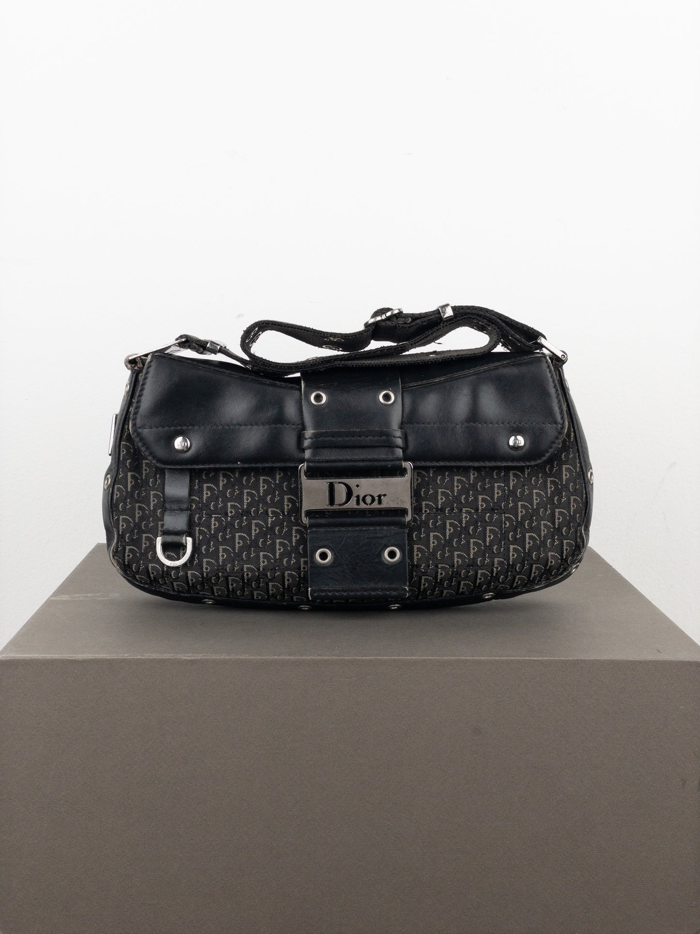 Dior by Galliano AW03 ‘Street Chic’ Columbus Monogram Shoulder Bag