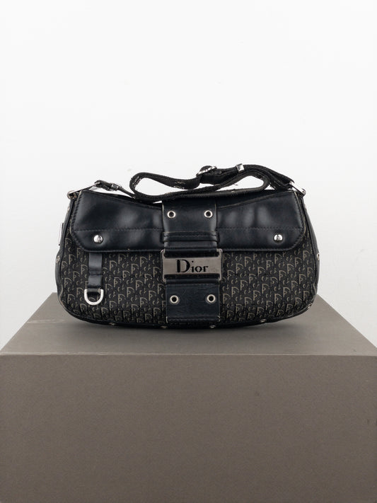 Dior by Galliano AW03 ‘Street Chic’ Columbus Monogram Shoulder Bag