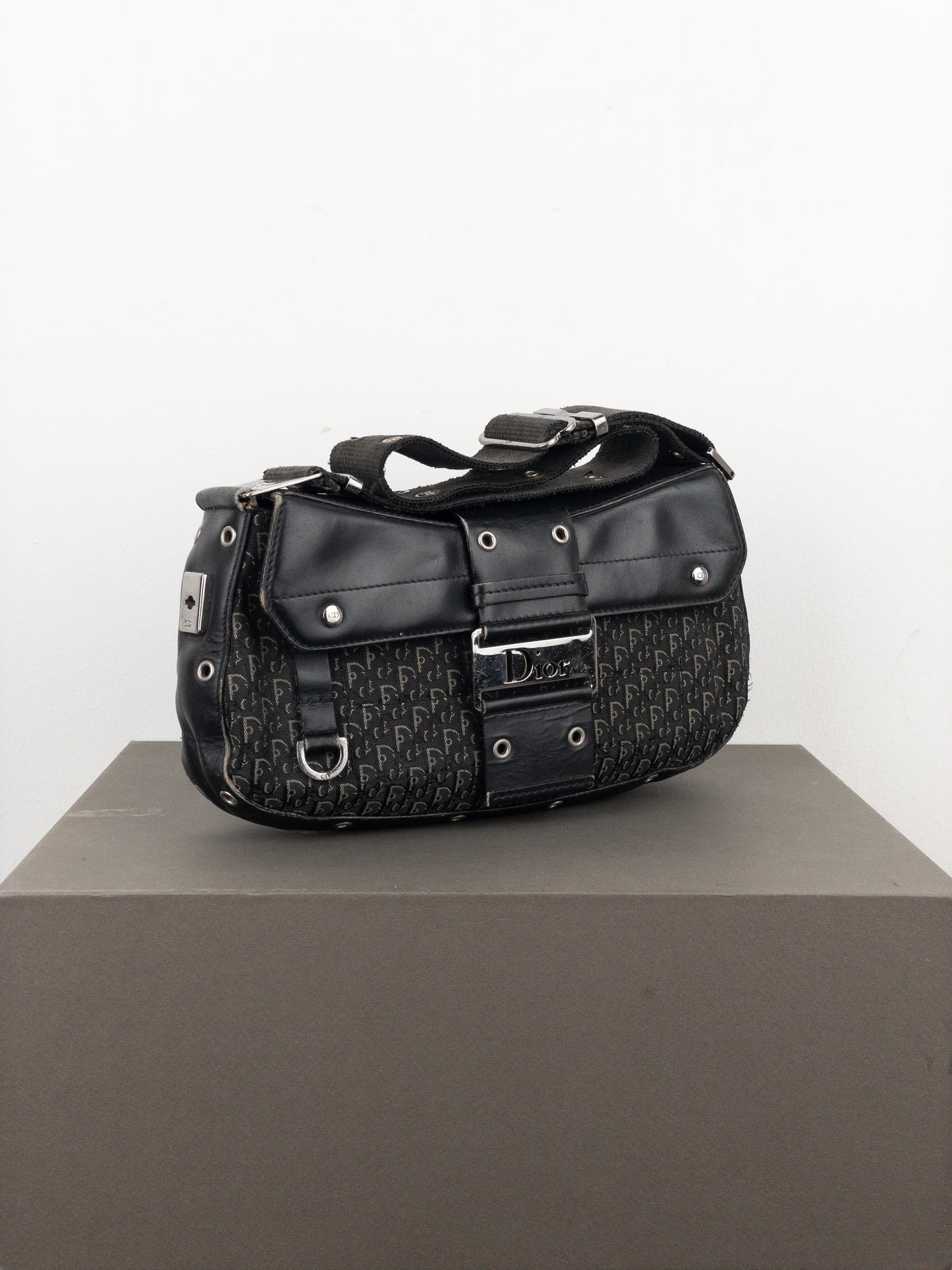 Dior by Galliano AW03 ‘Street Chic’ Columbus Monogram Shoulder Bag
