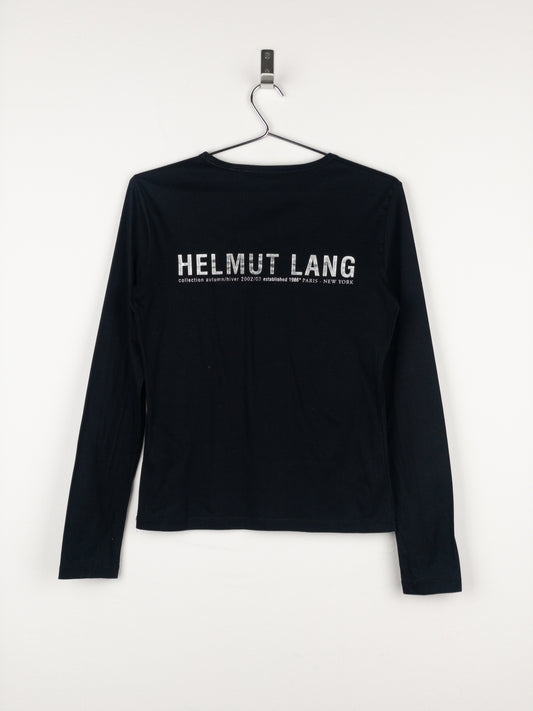 Helmut Lang AW02 ‘New York’ Print Backstage Longsleeve Shirt