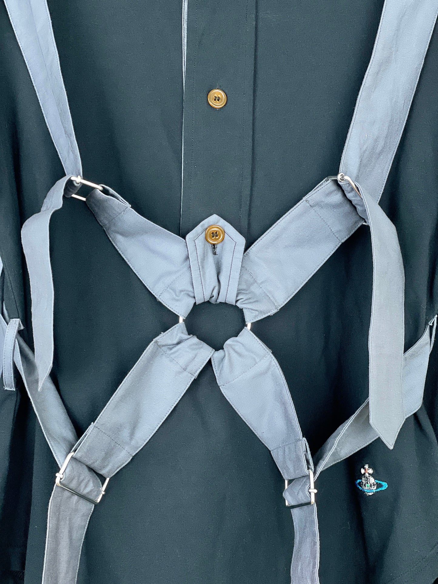 Vivienne Westwood 90s Bondage Parachute Button-Up Shirt