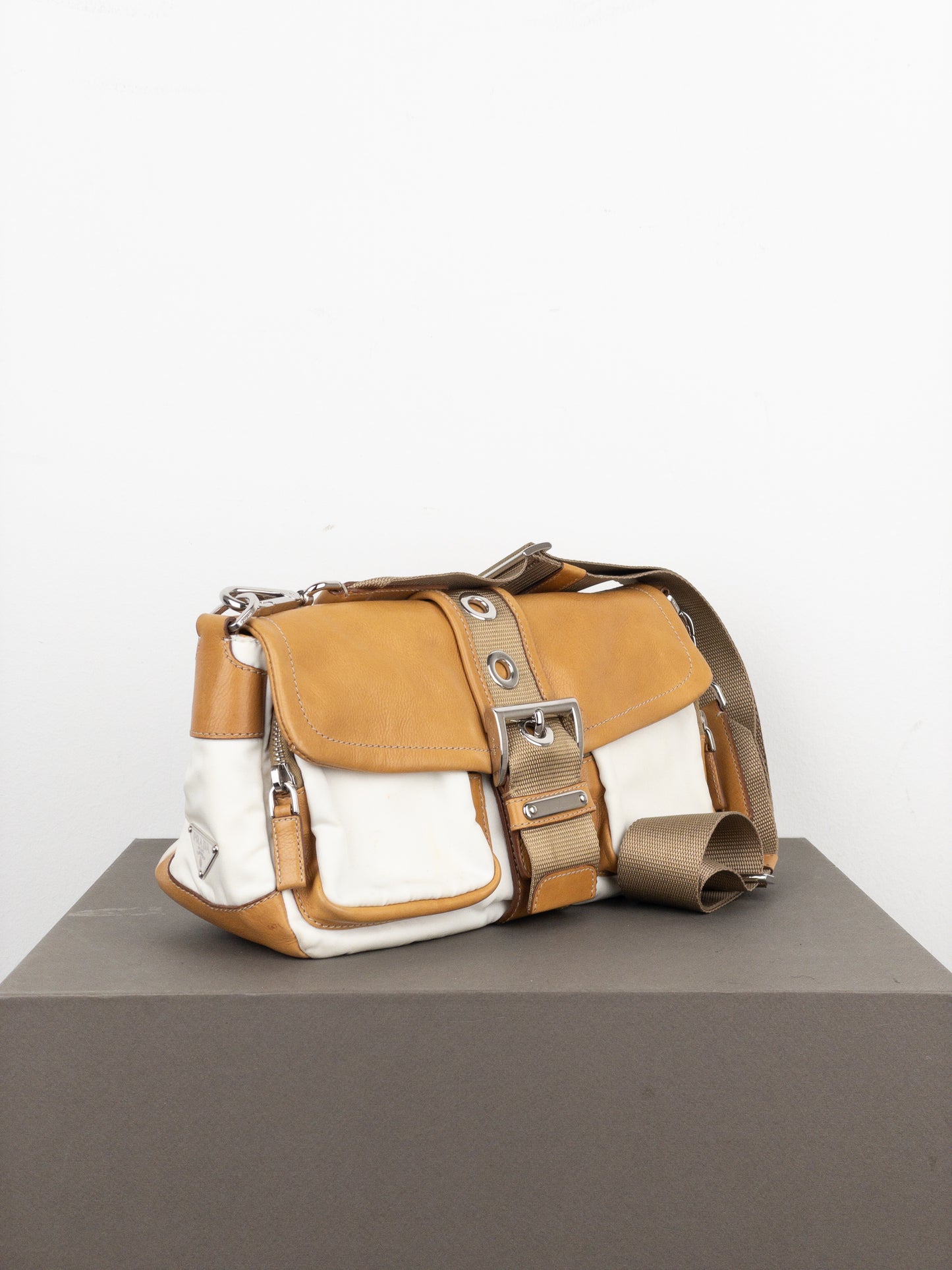 Prada 2000s ‘Moon’ Crossbody Cargo Bag