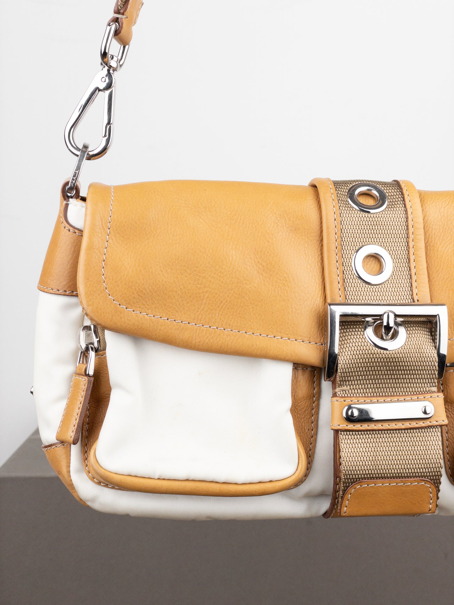 Prada 2000s ‘Moon’ Crossbody Cargo Bag