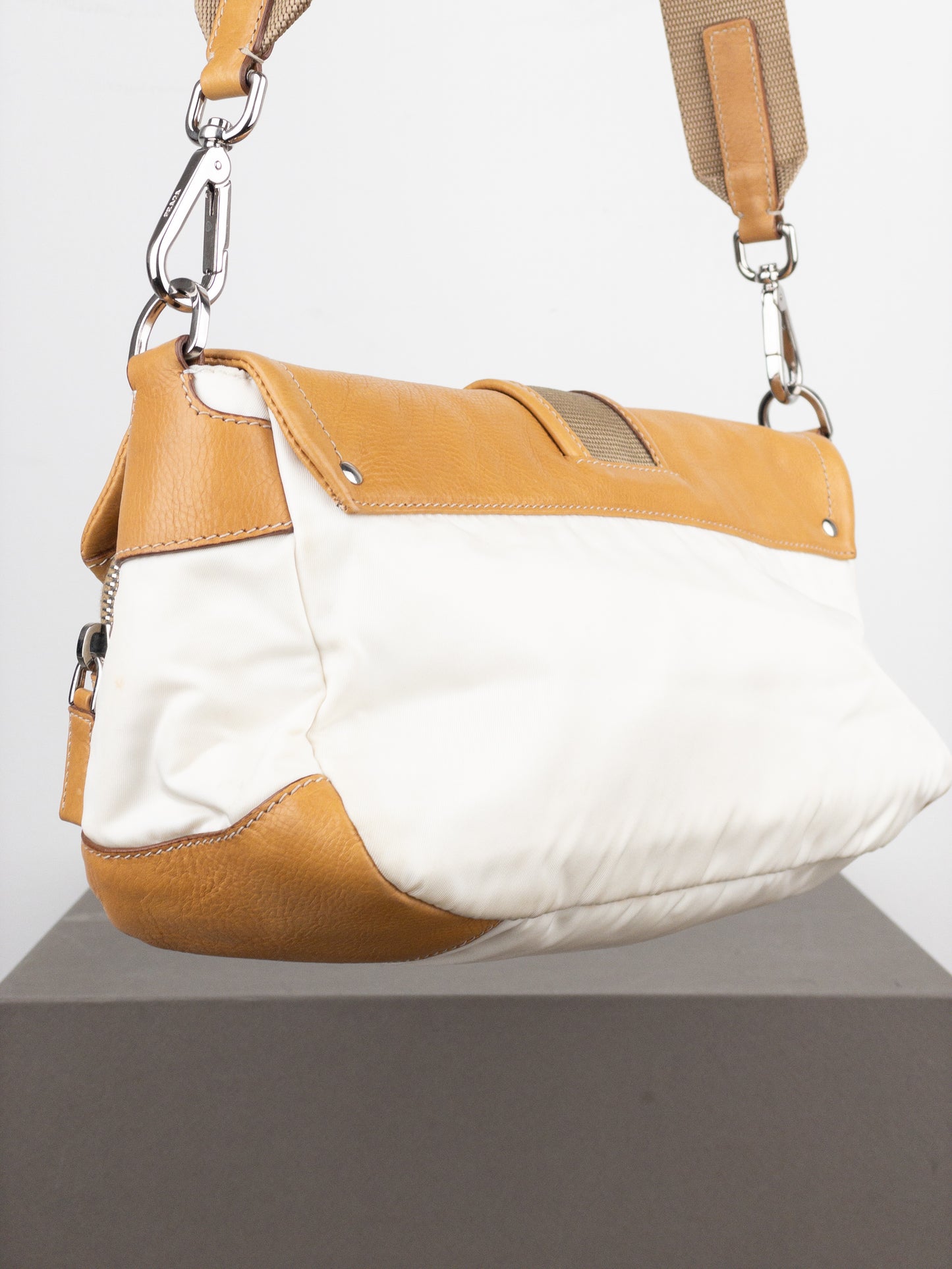 Prada 2000s ‘Moon’ Crossbody Cargo Bag