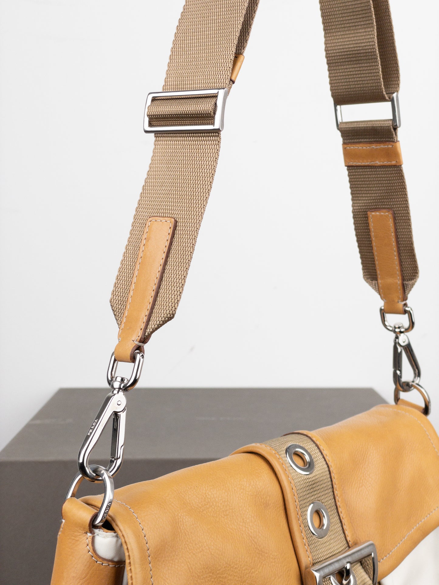 Prada 2000s ‘Moon’ Crossbody Cargo Bag