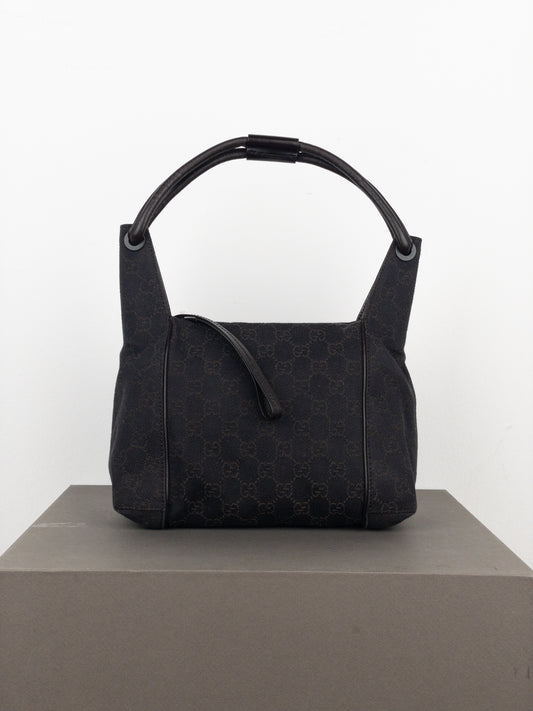 Gucci by Tom Ford 2000s Monogram Hobo Shoulder Bag