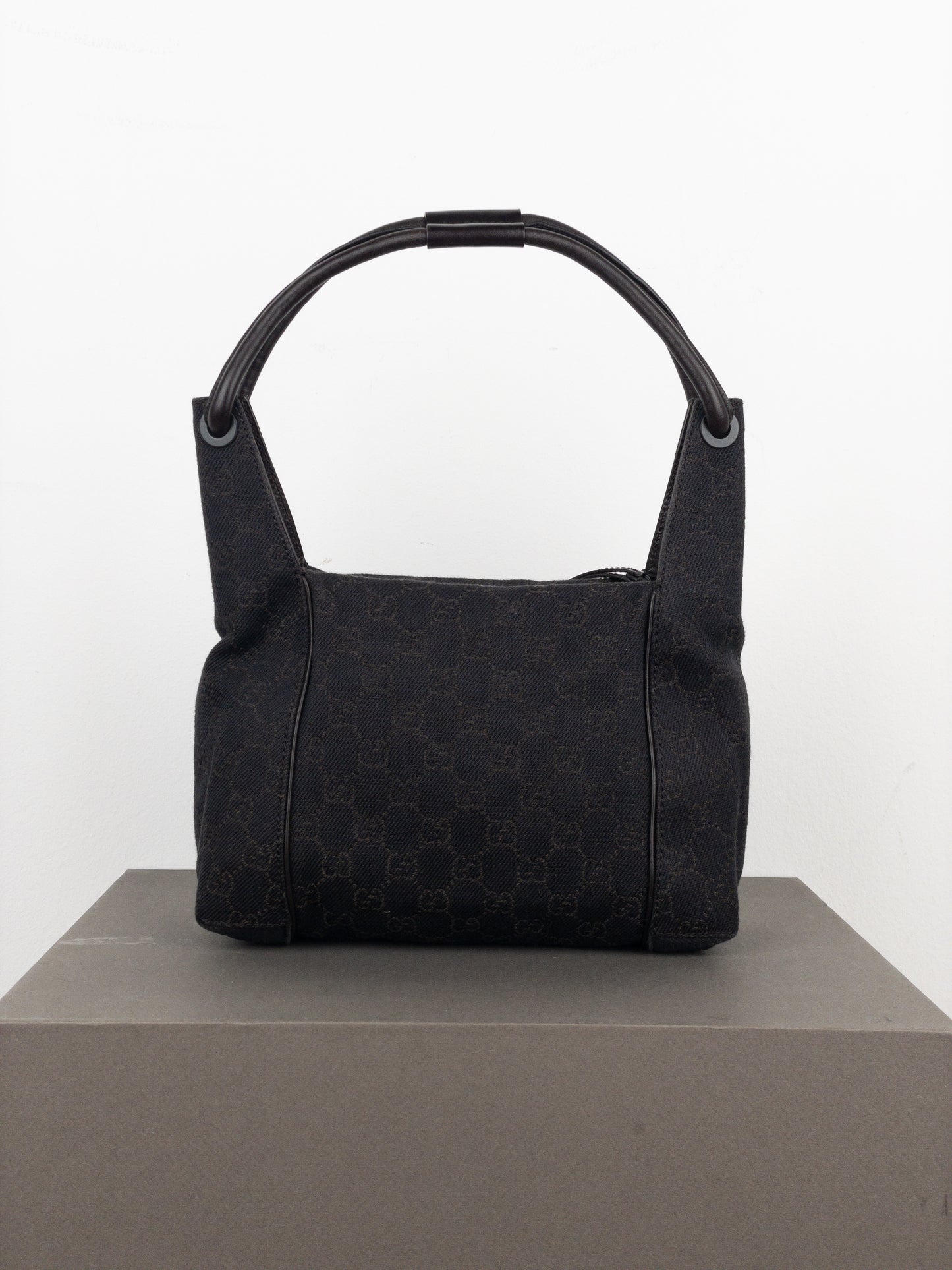 Gucci by Tom Ford 2000s Monogram Hobo Shoulder Bag