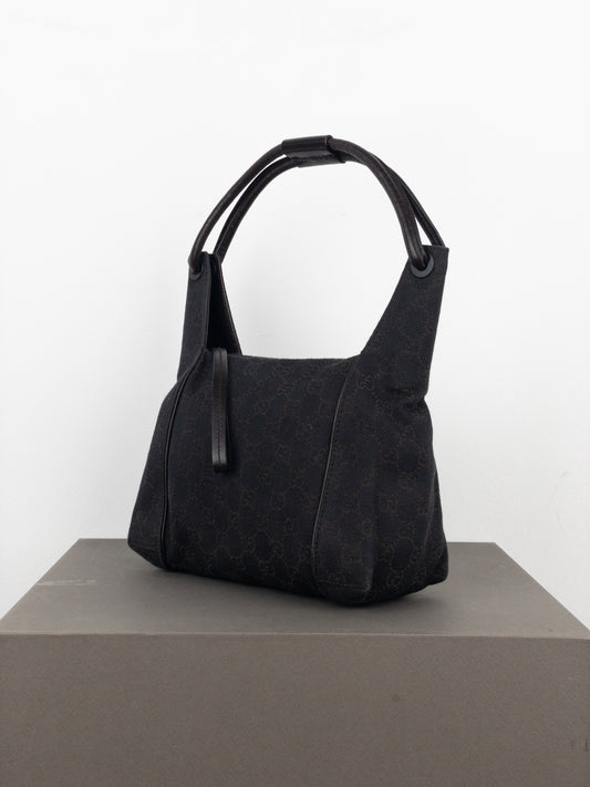 Gucci by Tom Ford 2000s Monogram Hobo Shoulder Bag