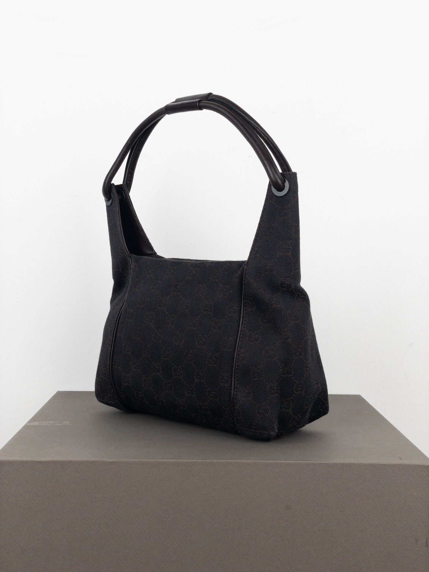 Gucci by Tom Ford 2000s Monogram Hobo Shoulder Bag