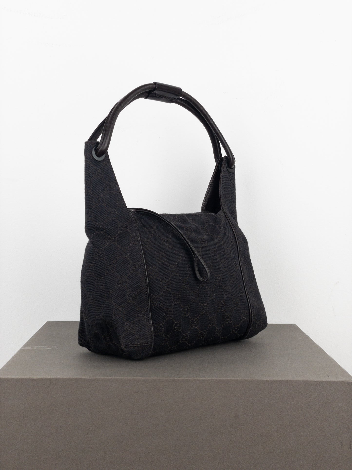 Gucci by Tom Ford 2000s Monogram Hobo Shoulder Bag