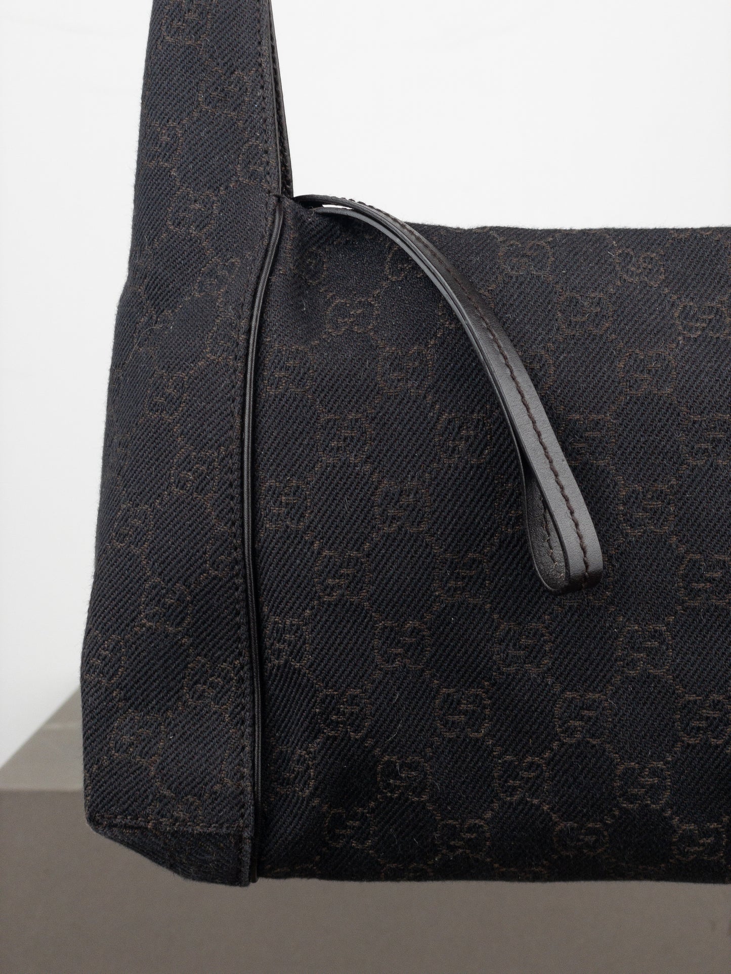 Gucci by Tom Ford 2000s Monogram Hobo Shoulder Bag
