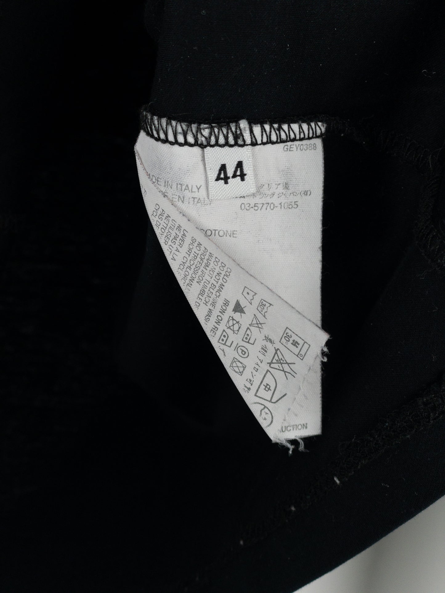 Helmut Lang AW02 ‘Paris’ Print Backstage Longsleeve Shirt