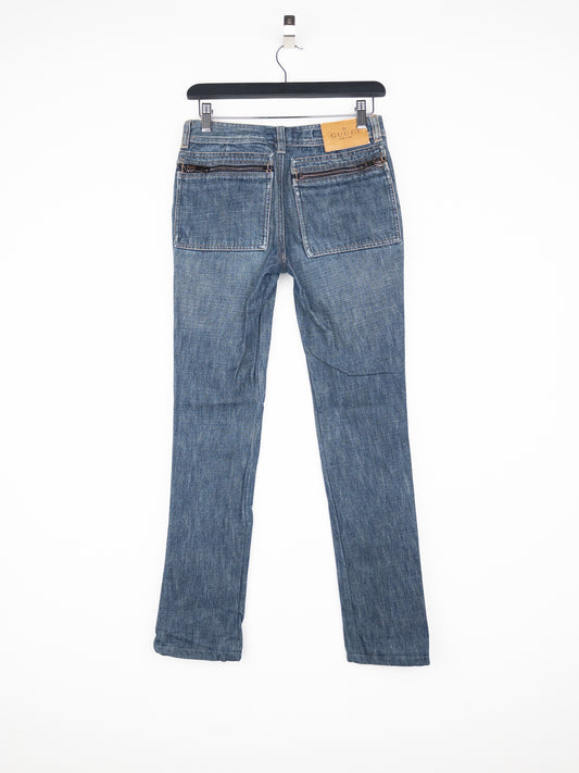 Gucci by Tom Ford SS02 Flared Sanded Bootcut Denim Jeans