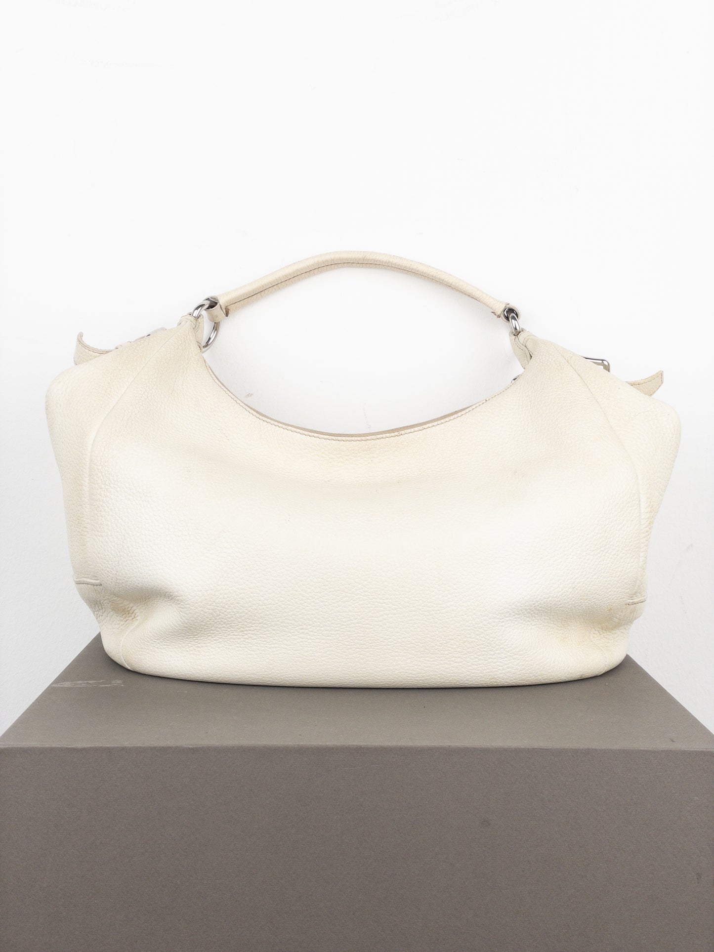 Prada 2000s ‘Vitello Daino’ Hobo Shoulder Bag