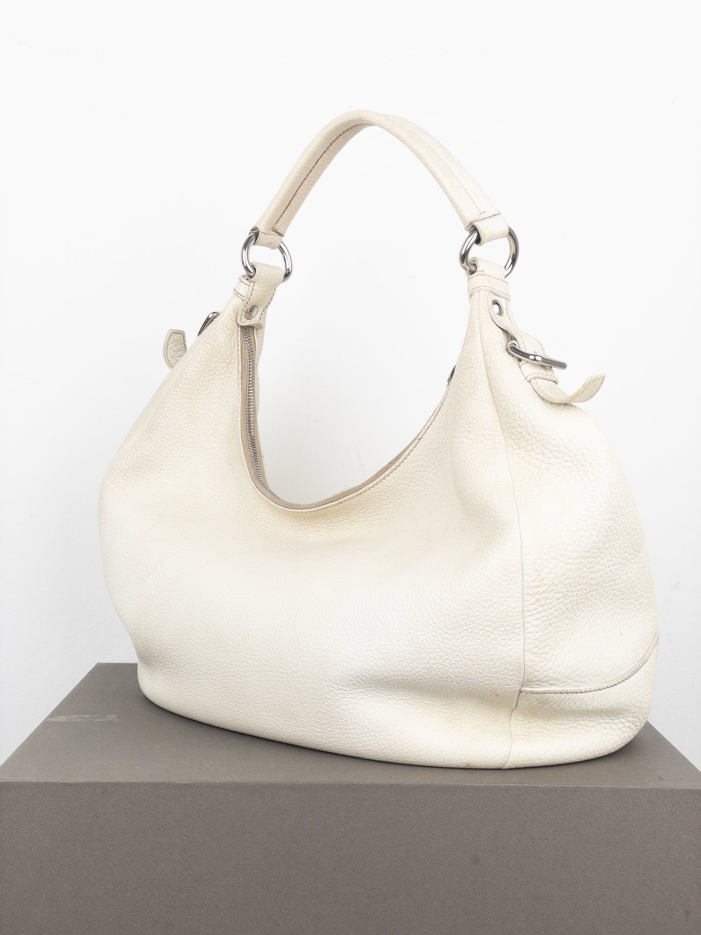 Prada 2000s ‘Vitello Daino’ Hobo Shoulder Bag