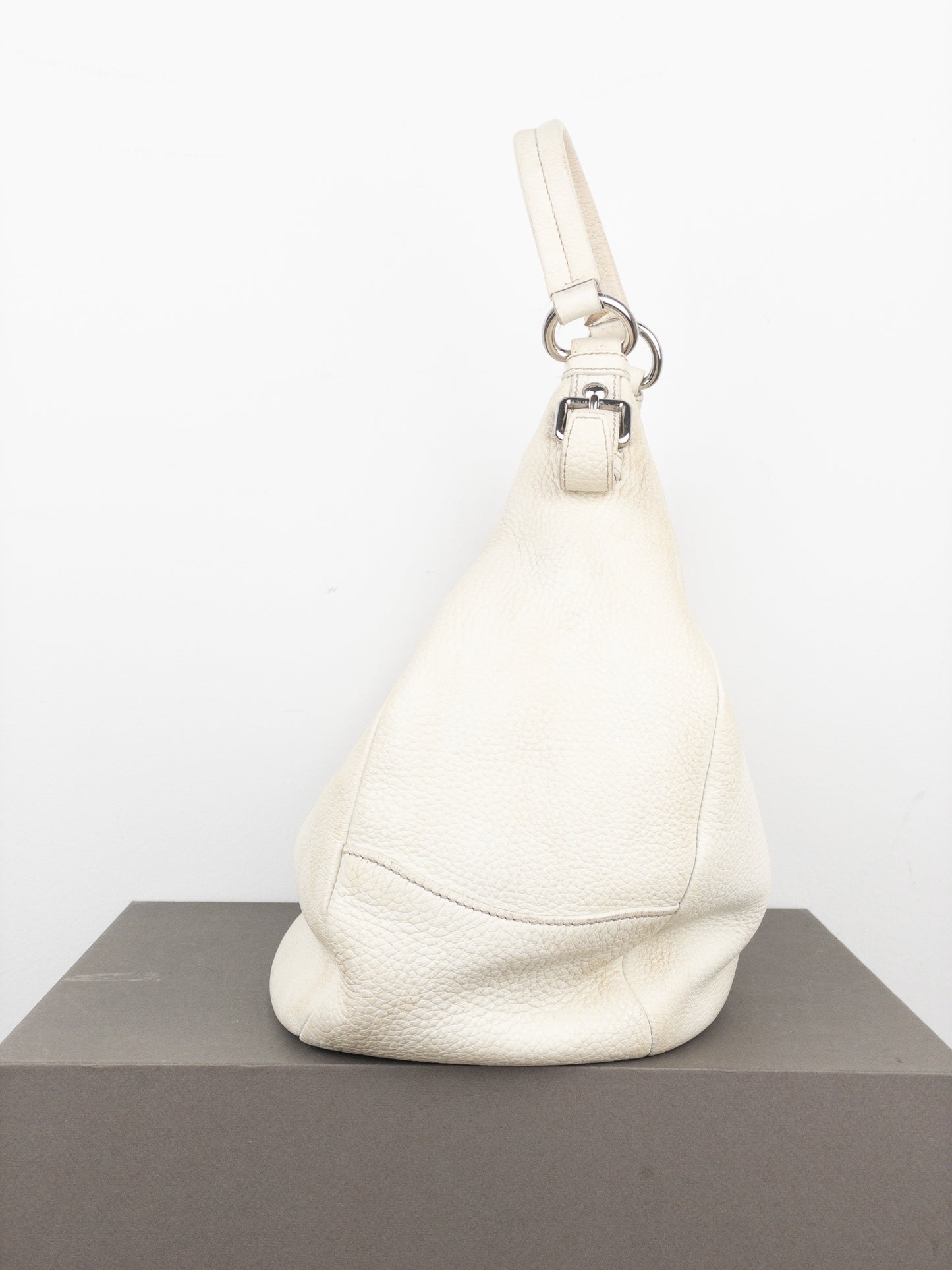 Prada 2000s ‘Vitello Daino’ Hobo Shoulder Bag