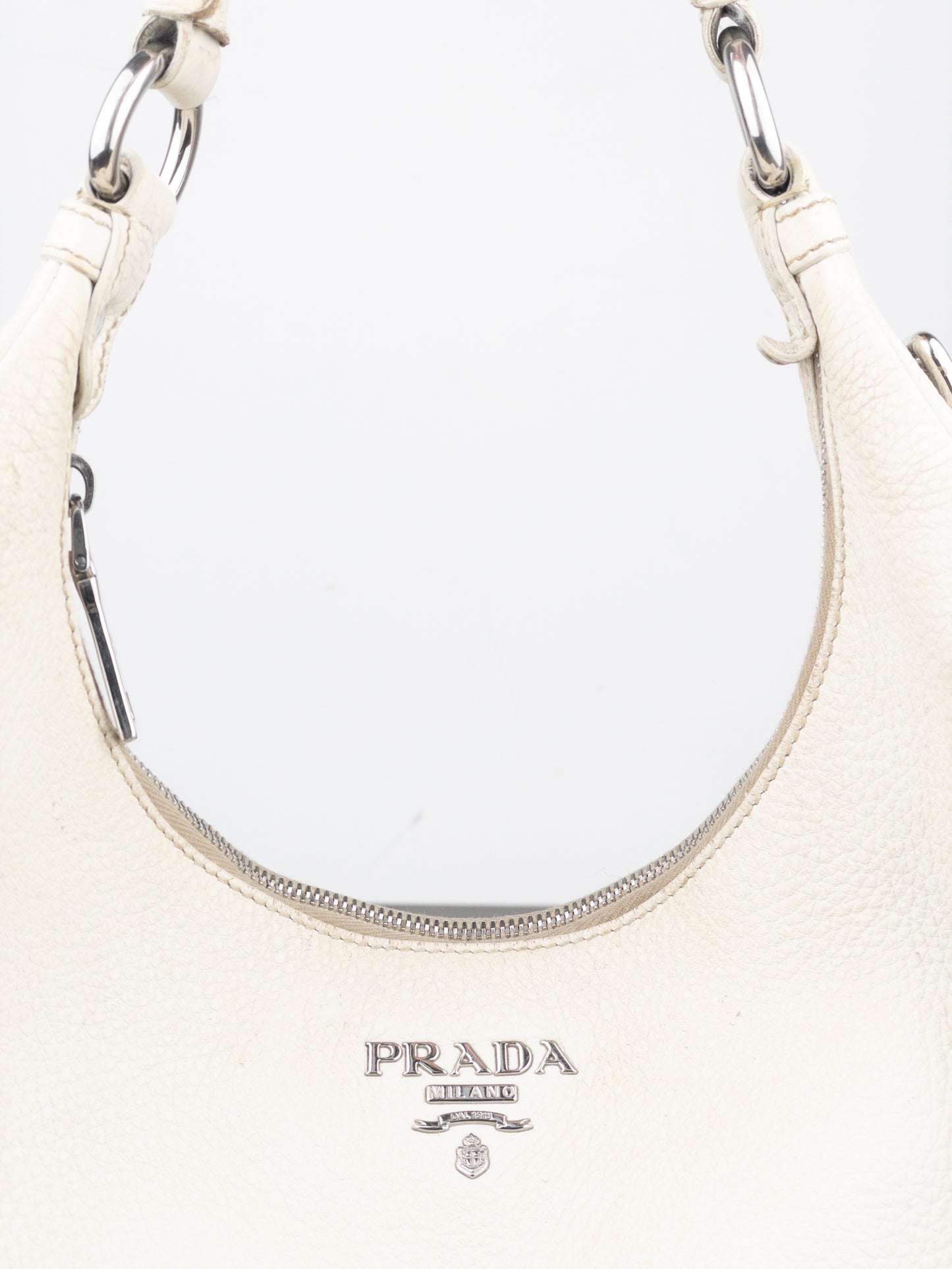 Prada 2000s ‘Vitello Daino’ Hobo Shoulder Bag