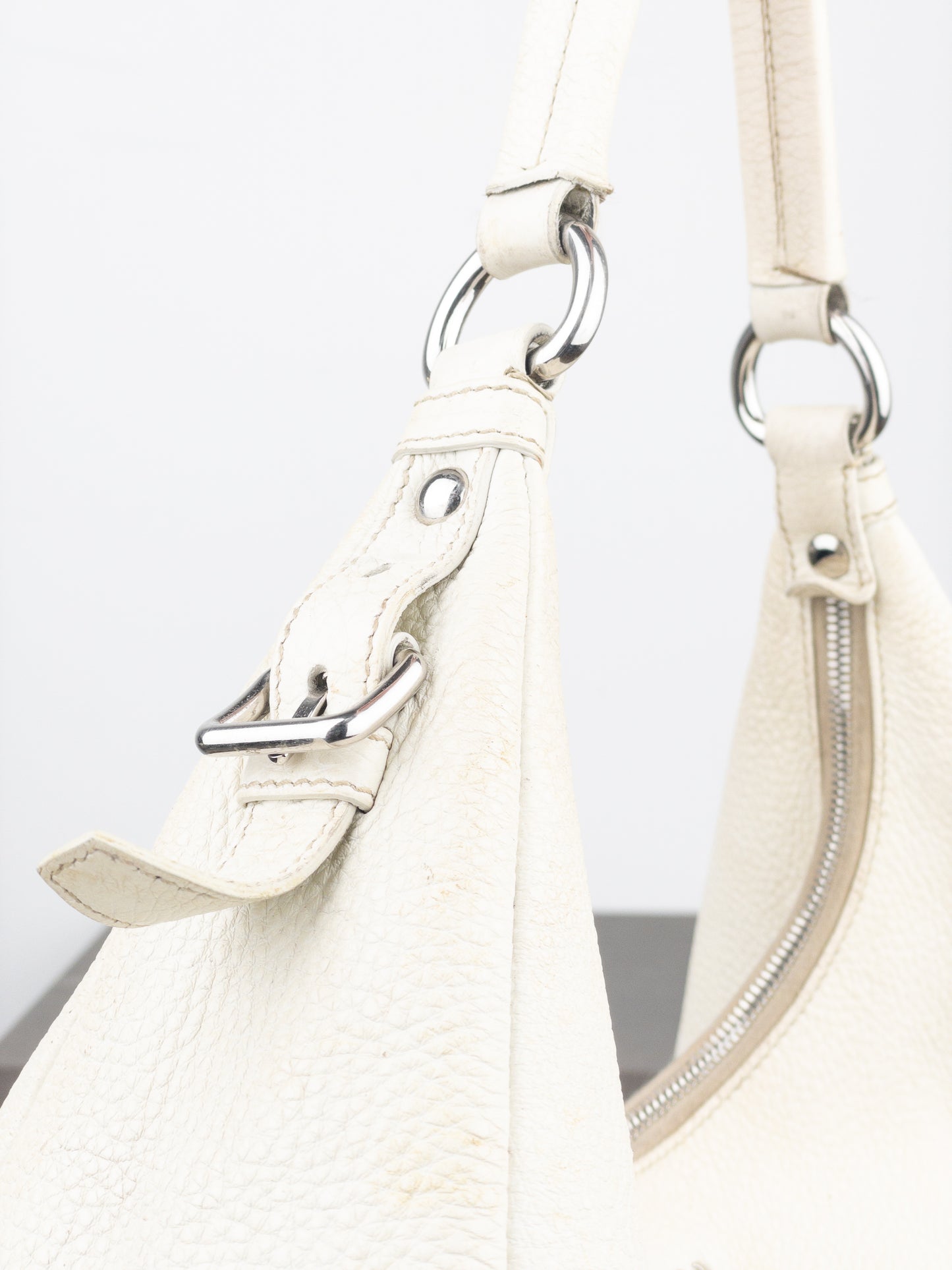 Prada 2000s ‘Vitello Daino’ Hobo Shoulder Bag