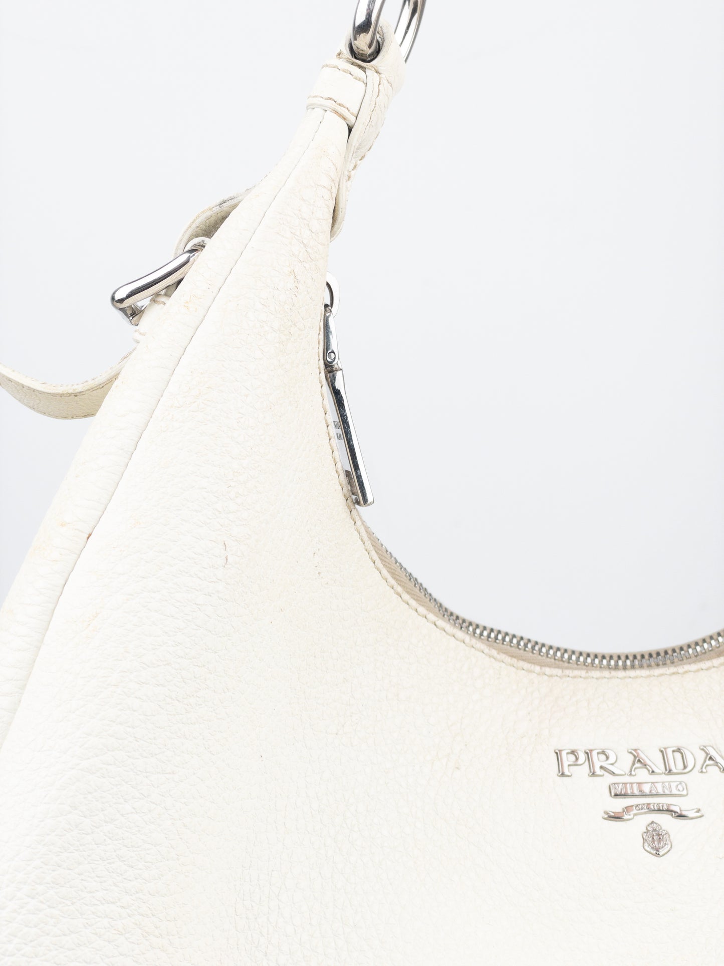 Prada 2000s ‘Vitello Daino’ Hobo Shoulder Bag