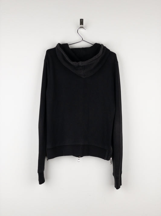 Balmain by Decarnin Crest Badge Zip Hoodie