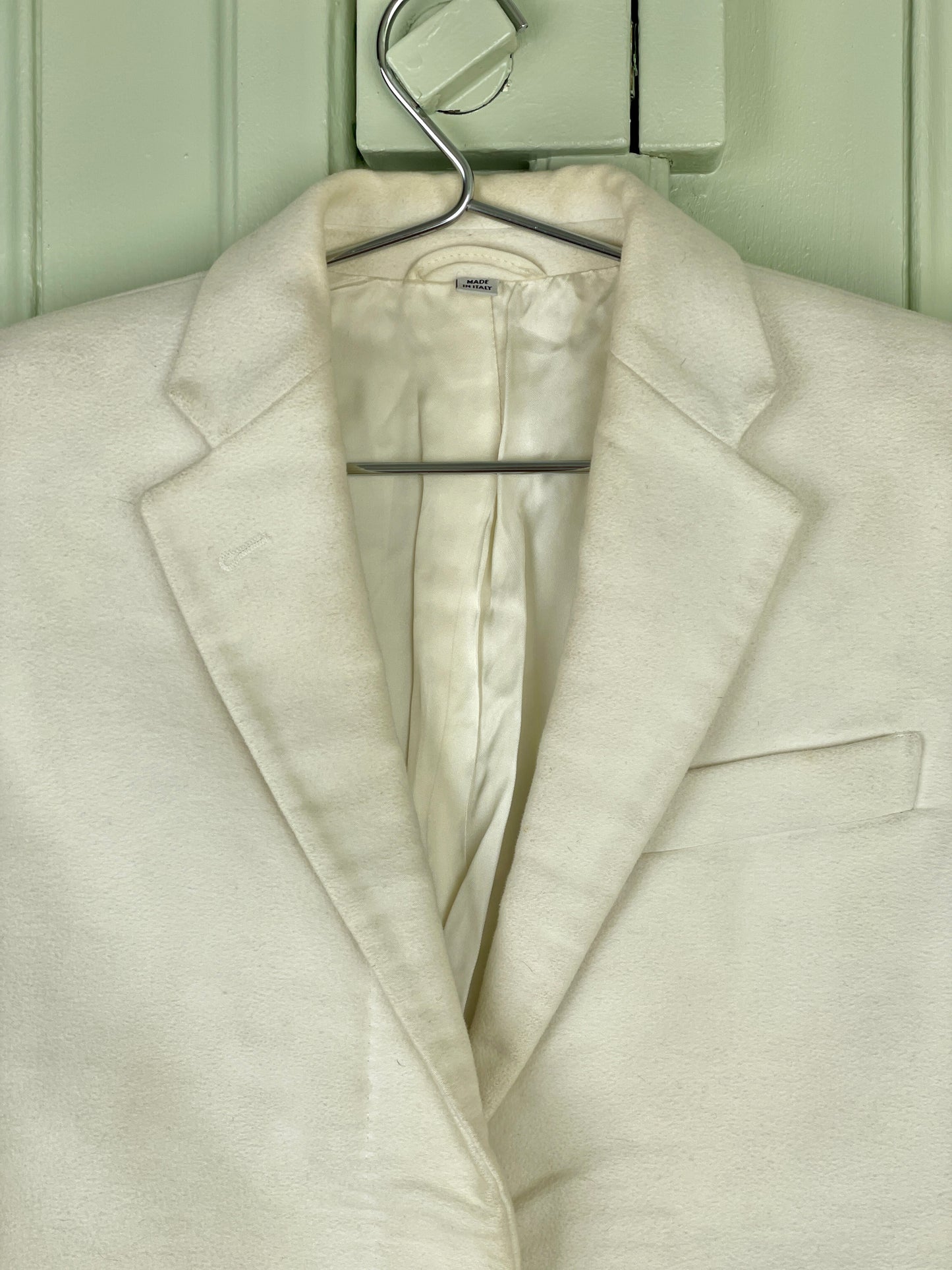 Helmut Lang AW02 Stripe Moleskin Coat