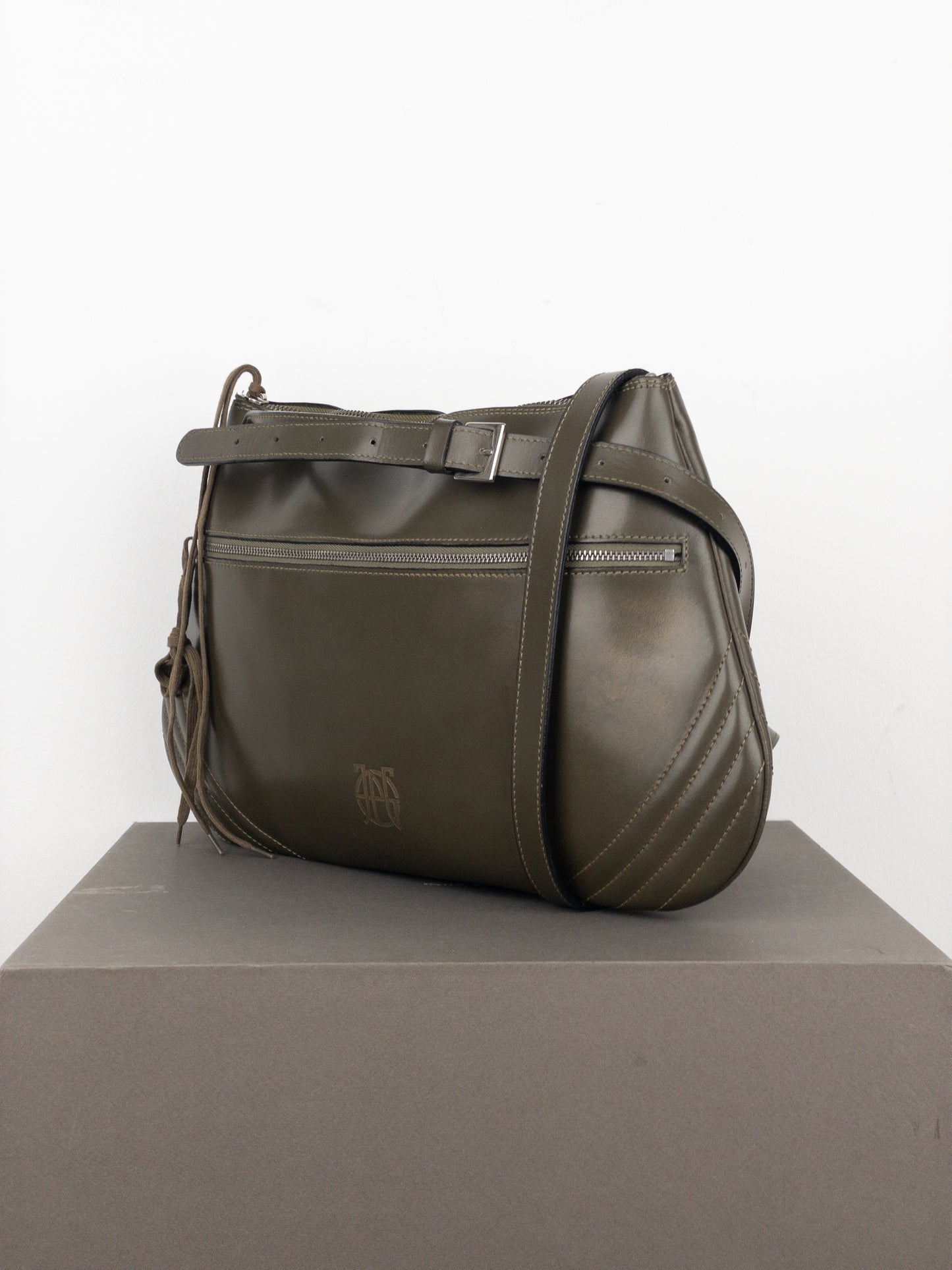 Jean Paul Gaultier 2000s Logo Hobo Shoulder Bag