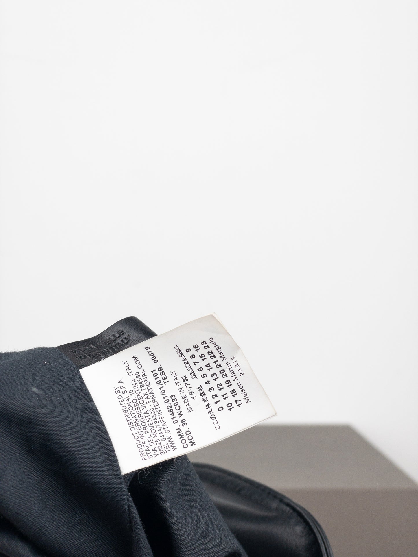 Maison Margiela Leather Hobo Shoulder Tote Bag