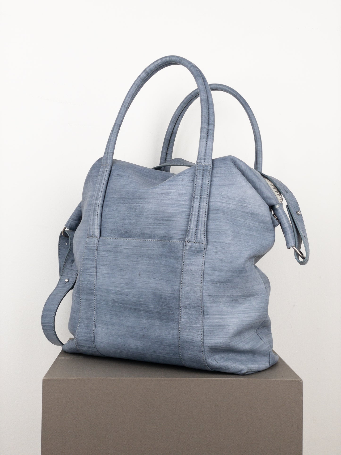 Maison Margiela SS14 Leather Crossbody `Sailor´ Weekend Duffle Bag