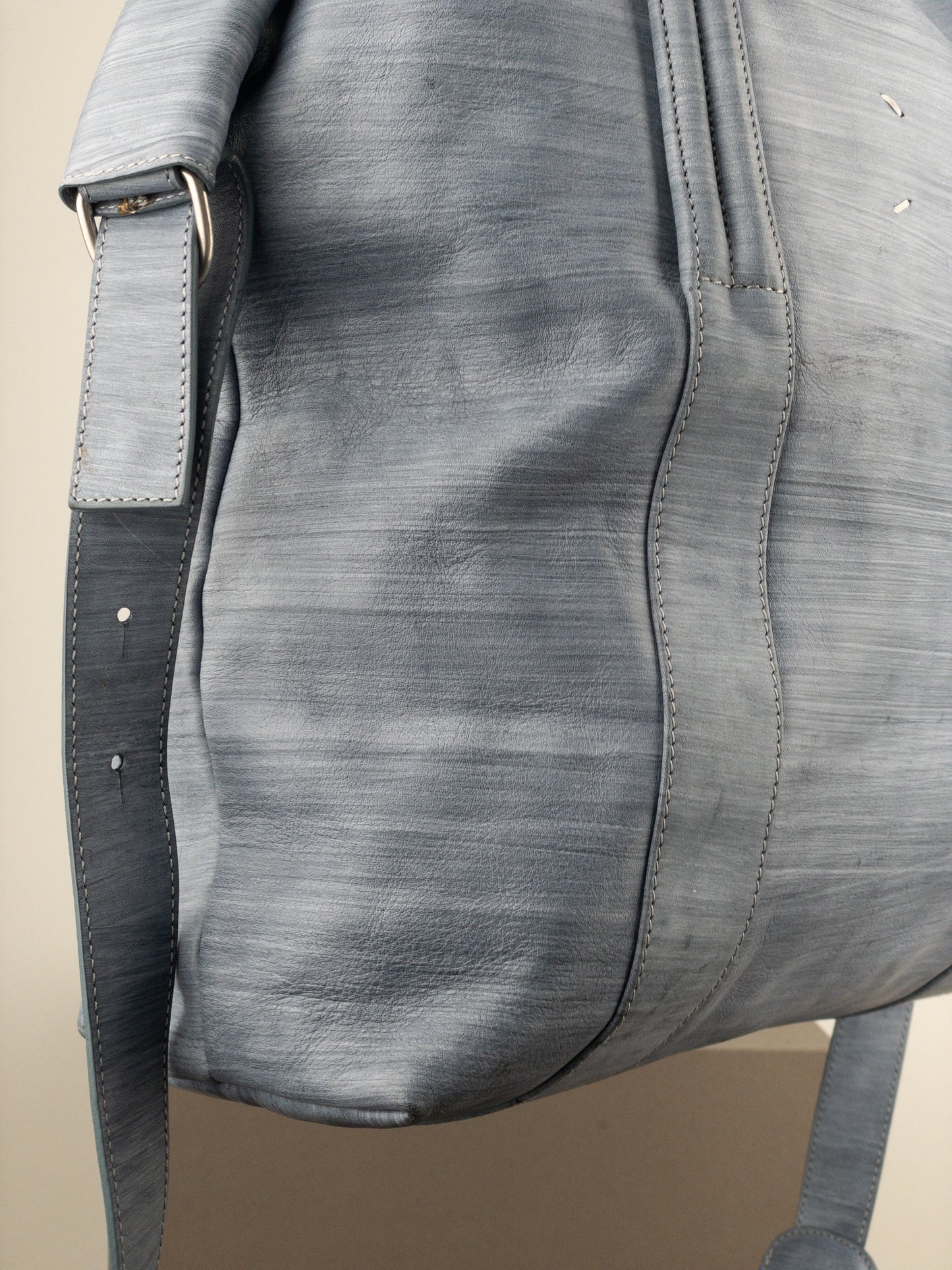 Maison Margiela SS14 Leather Crossbody `Sailor´ Weekend Duffle Bag