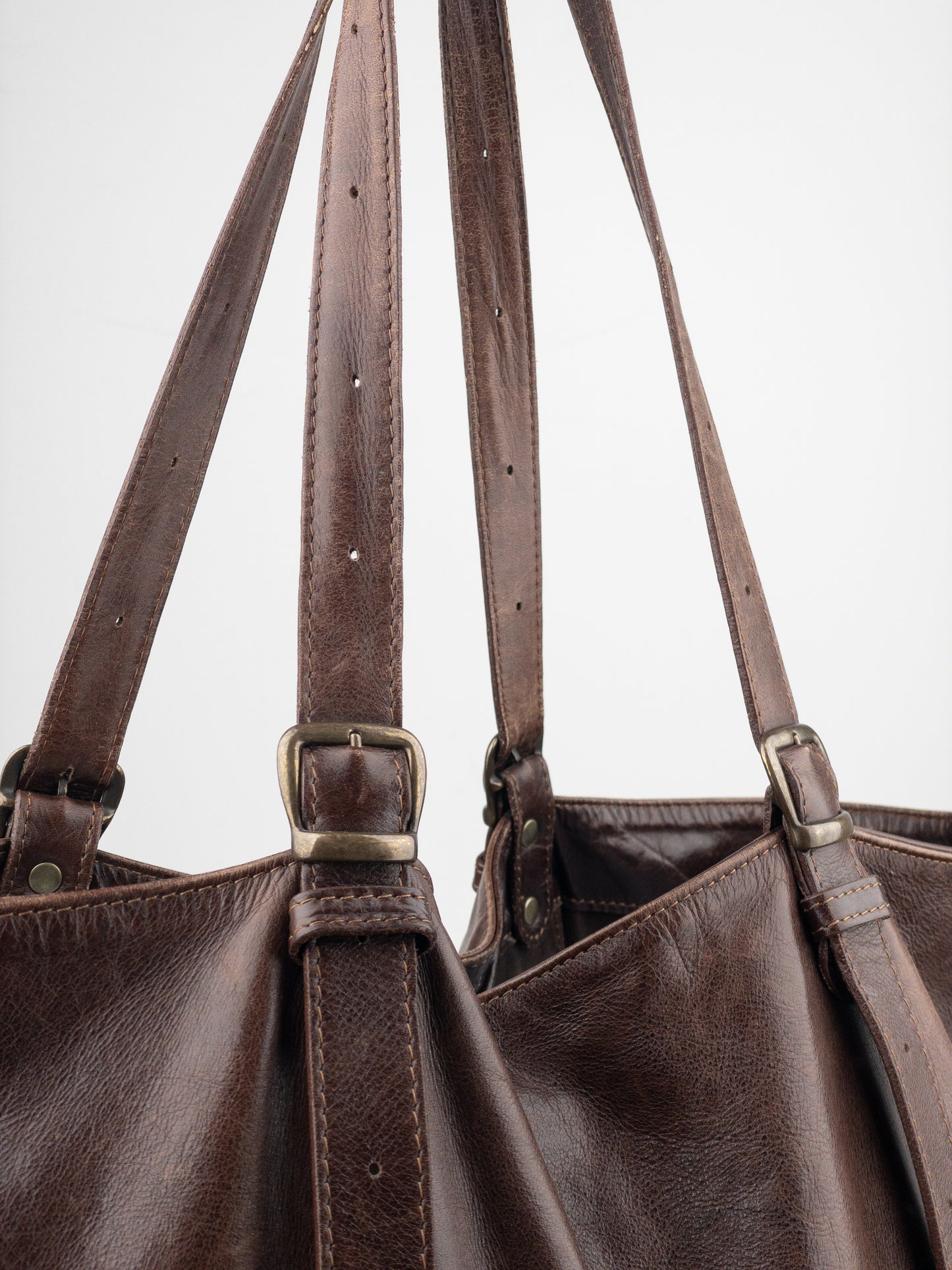 Maison Margiela Large Leather Shopper Tote Bag