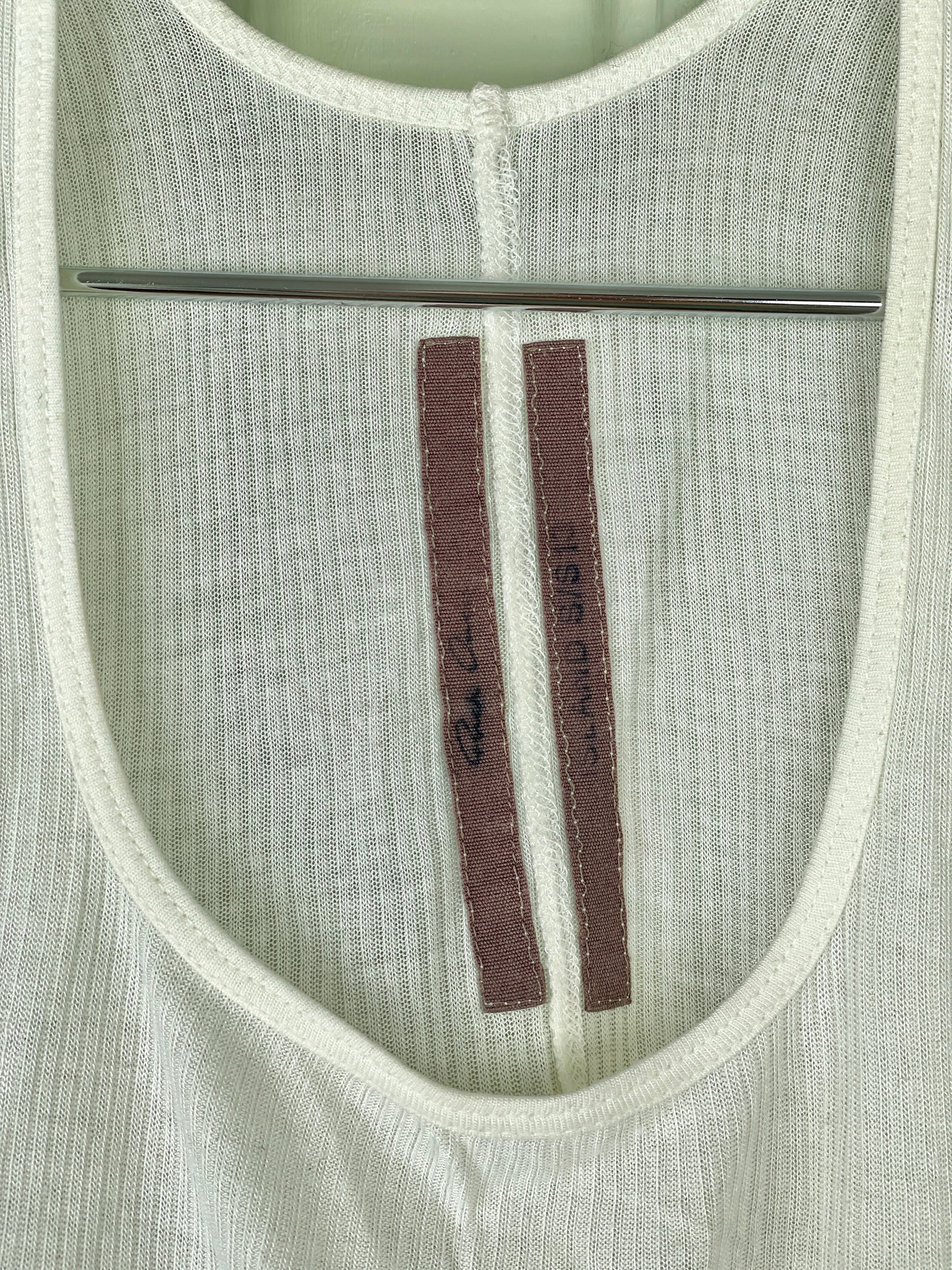 Rick Owens SS13 ISLAND Ribbed `Dickflap´ Tanktop