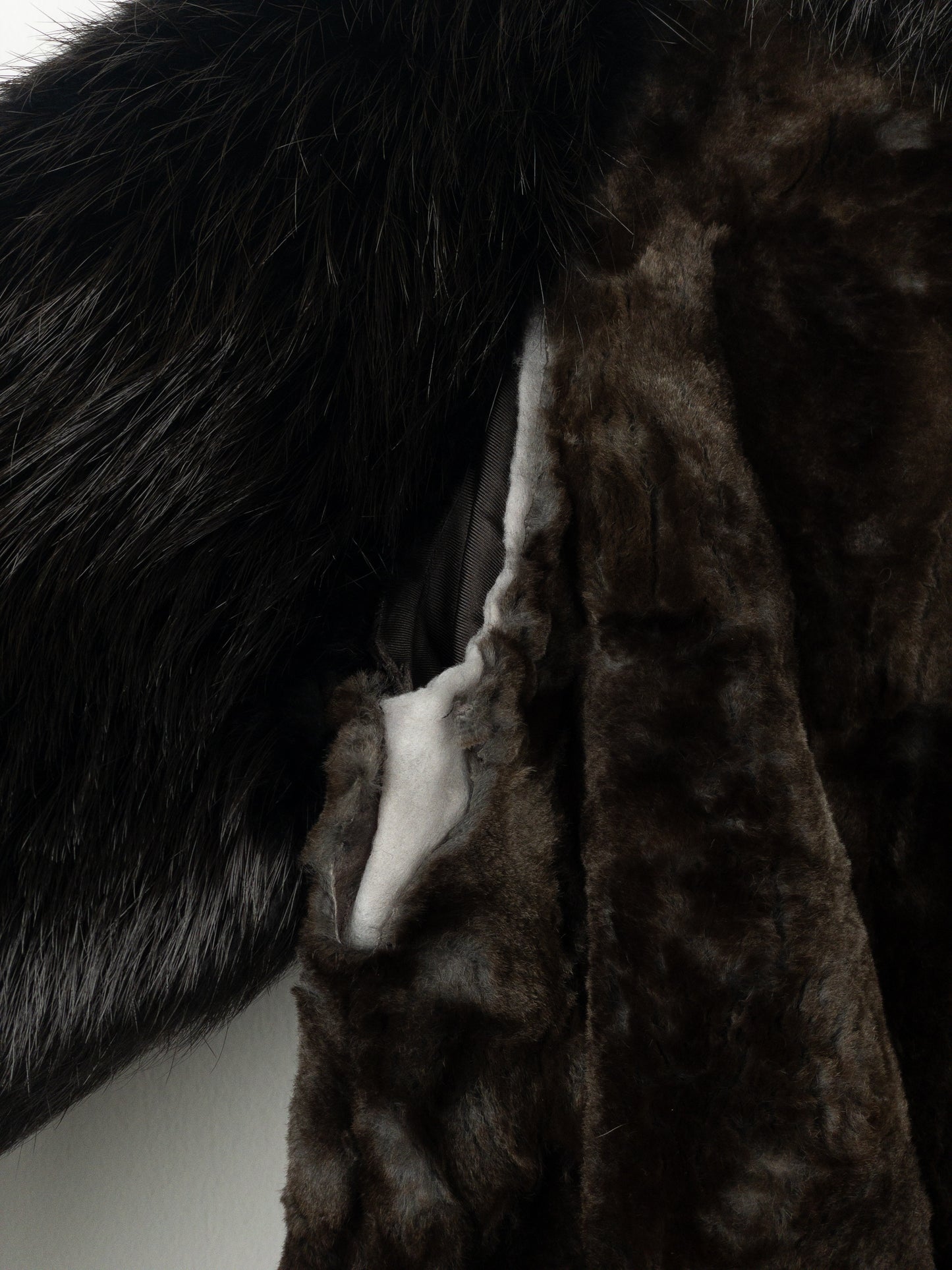 Yves Saint Laurent Rive Gauche by Tom Ford 2000s Fur Leather Bomber Jacket