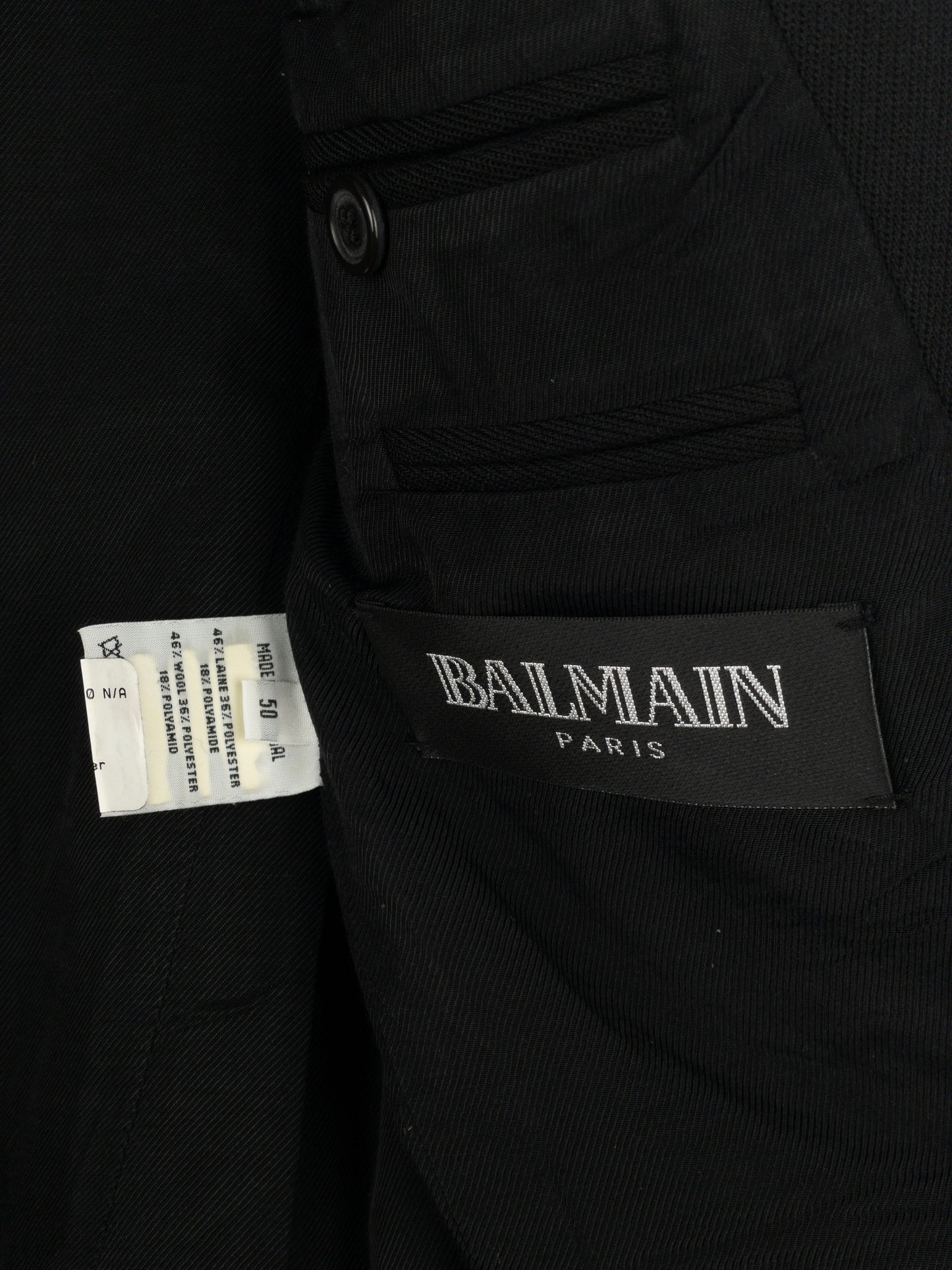 Balmain by Decarnin SS11 Military Crest Badge Blazer