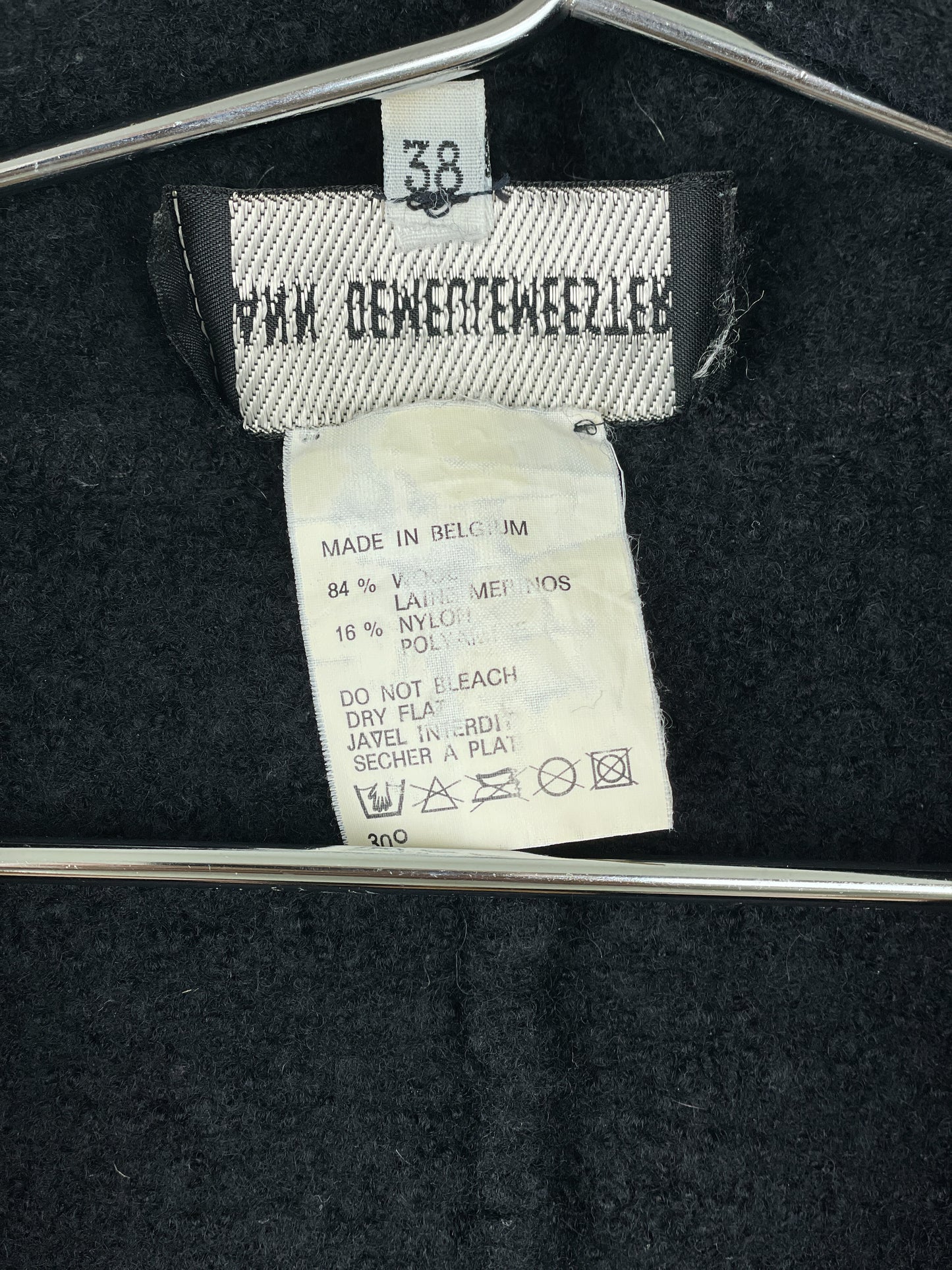 Ann Demeulemeester 2000s Cropped Tie Cardigan