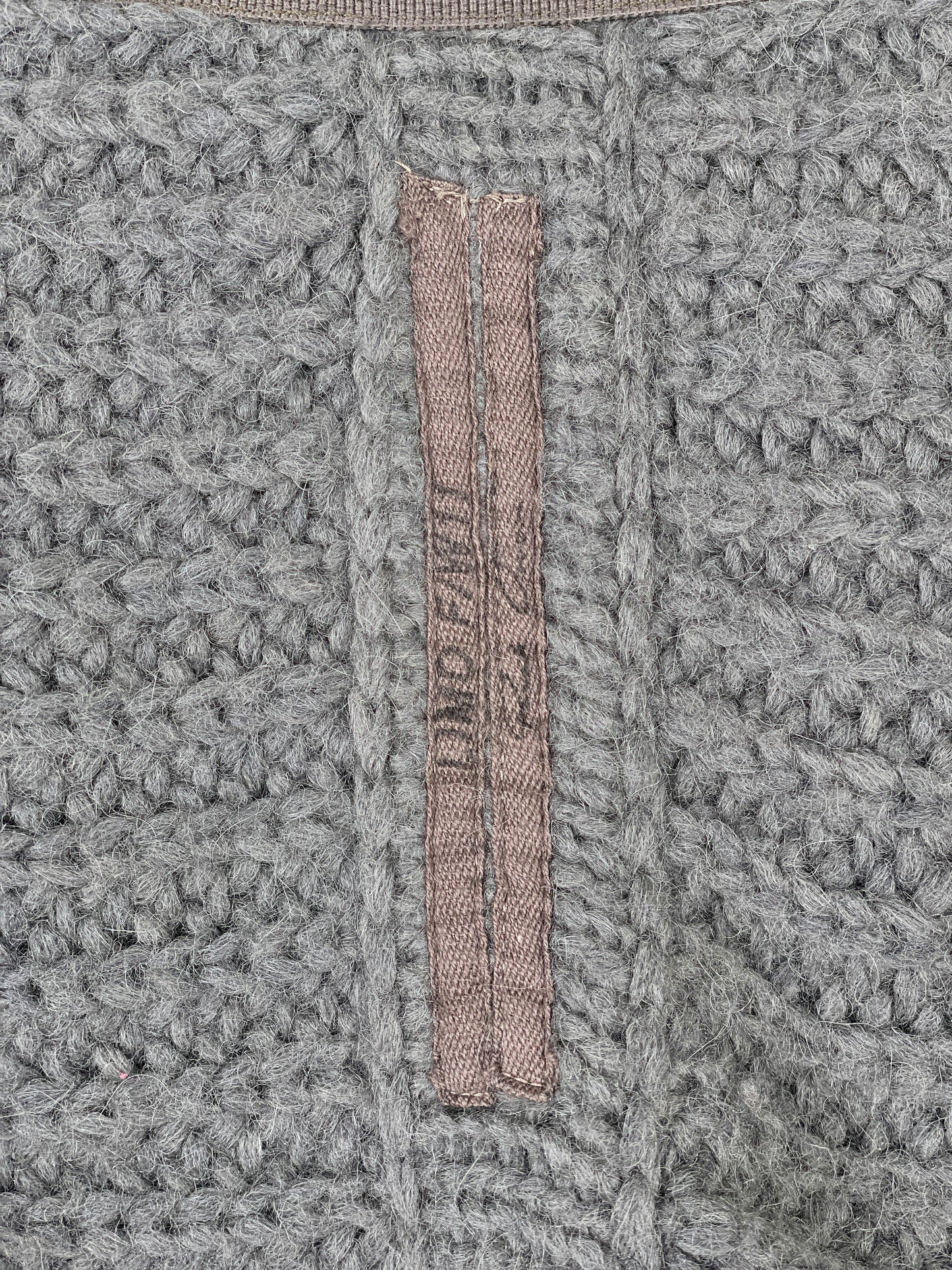 Rick Owens AW11 LIMO Knit Waterfall Cardigan