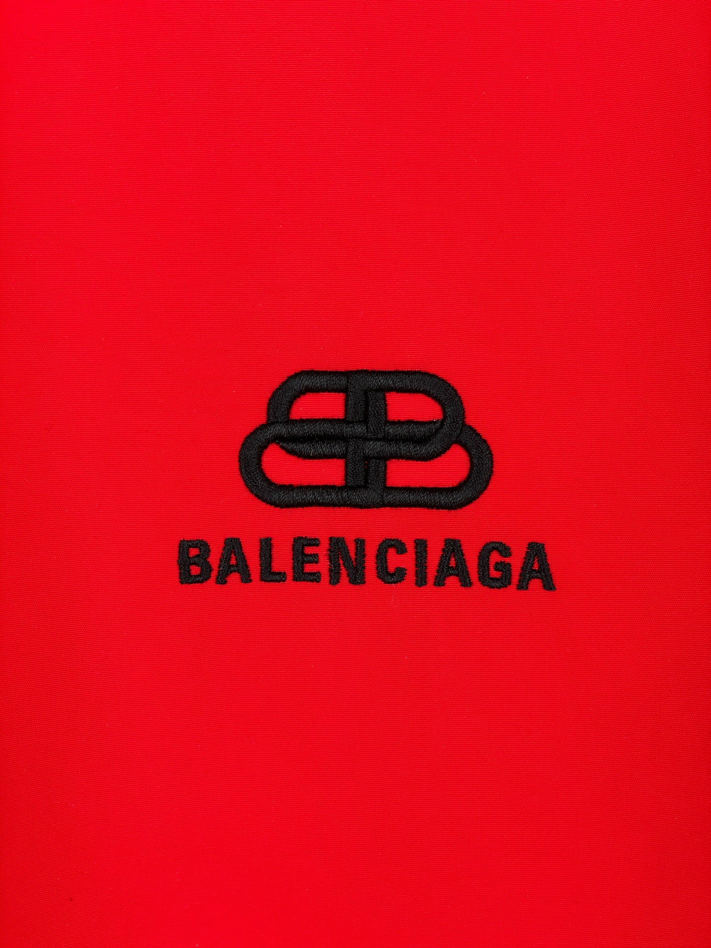 Balenciaga SS18 Oversize Double Sleeve Logo Windbreaker Jacket