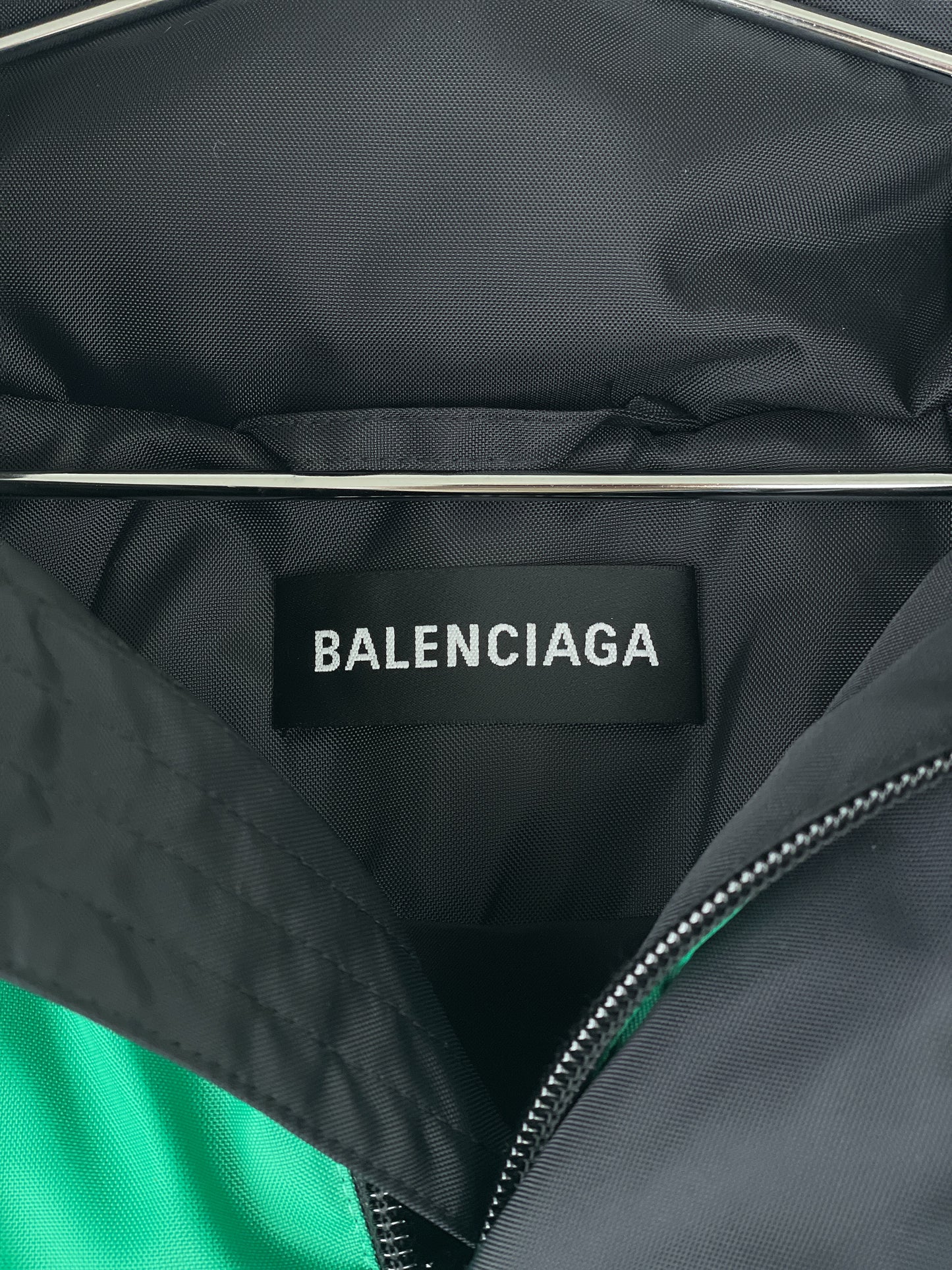Balenciaga AW18 Oversize Striped Down Puffer Jacket