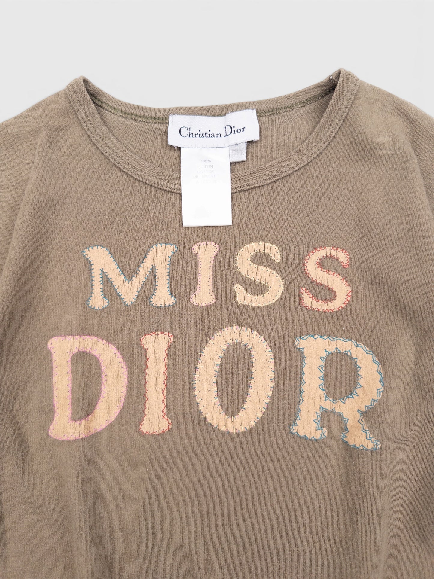 Dior by Galliano 2000s 'Miss Dior' Print Baby T-Shirt – photo 3